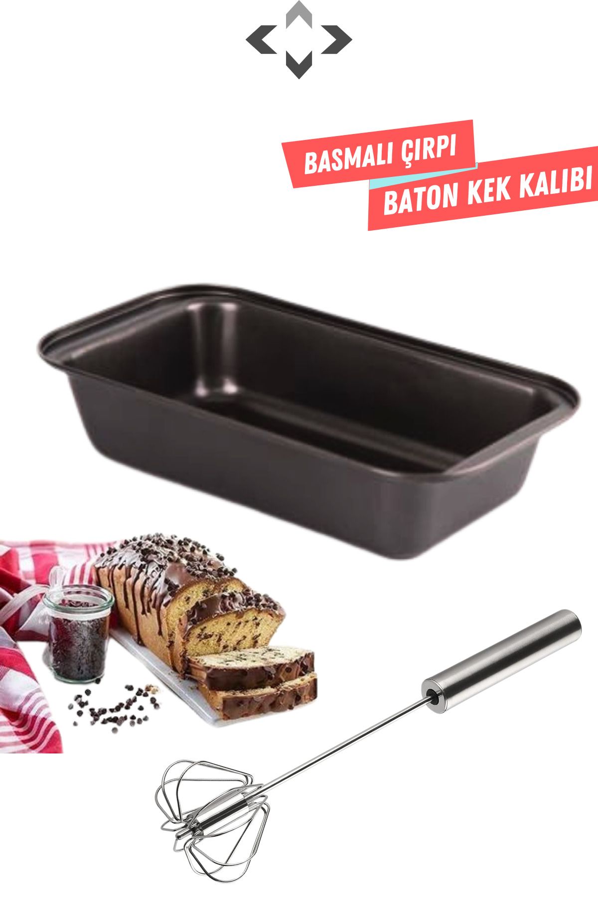 LİGROUND 2li Kek-ekmekPişirme Seti Baton Kek...