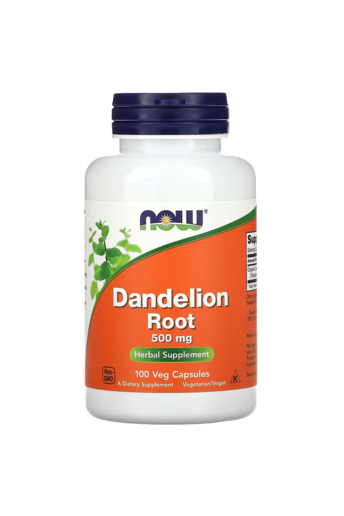 Now Foods, Dandelion Root,500 mg, 100 Veg Cap...