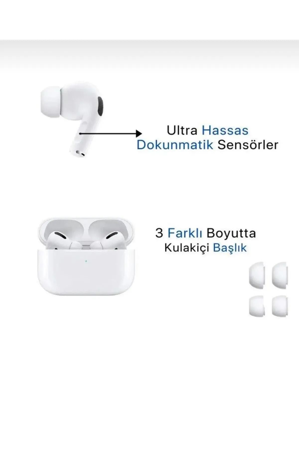 Air Pro2 ANC Bluetooth Kulaklık Gürültü Engelleme&Şeffaf Mod Ios ve Android