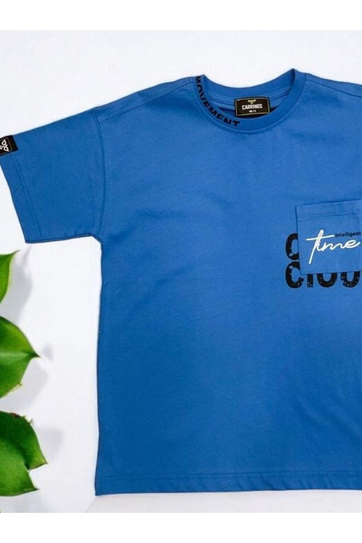 Erkek Çocuk Movement Yazılı Pamuklu Tshirt