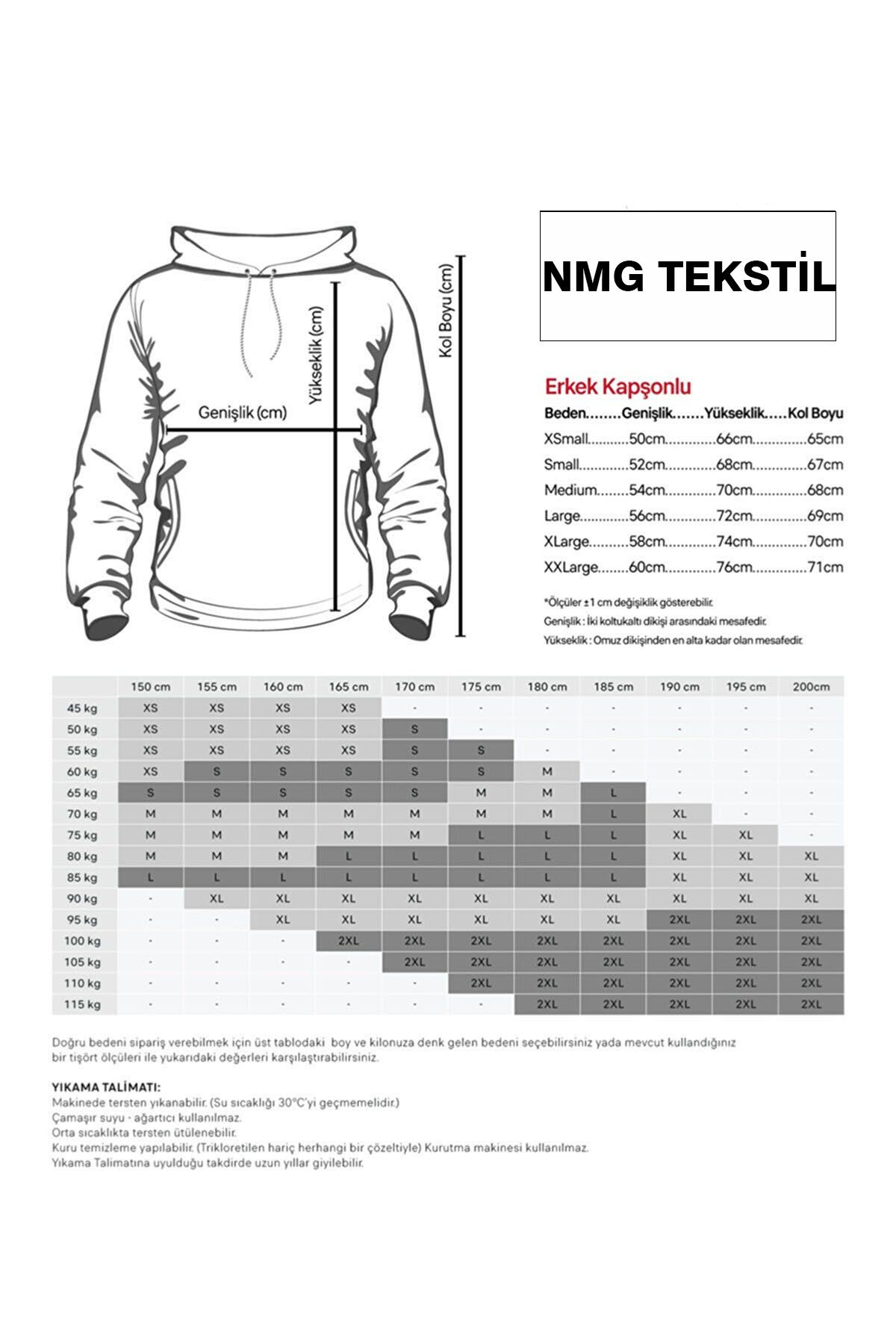 Unisex Premium Pamuk Beyaz  Berlin Şehir Poster Baskılı 3 İplik Kapüşonlu Sweatshirt