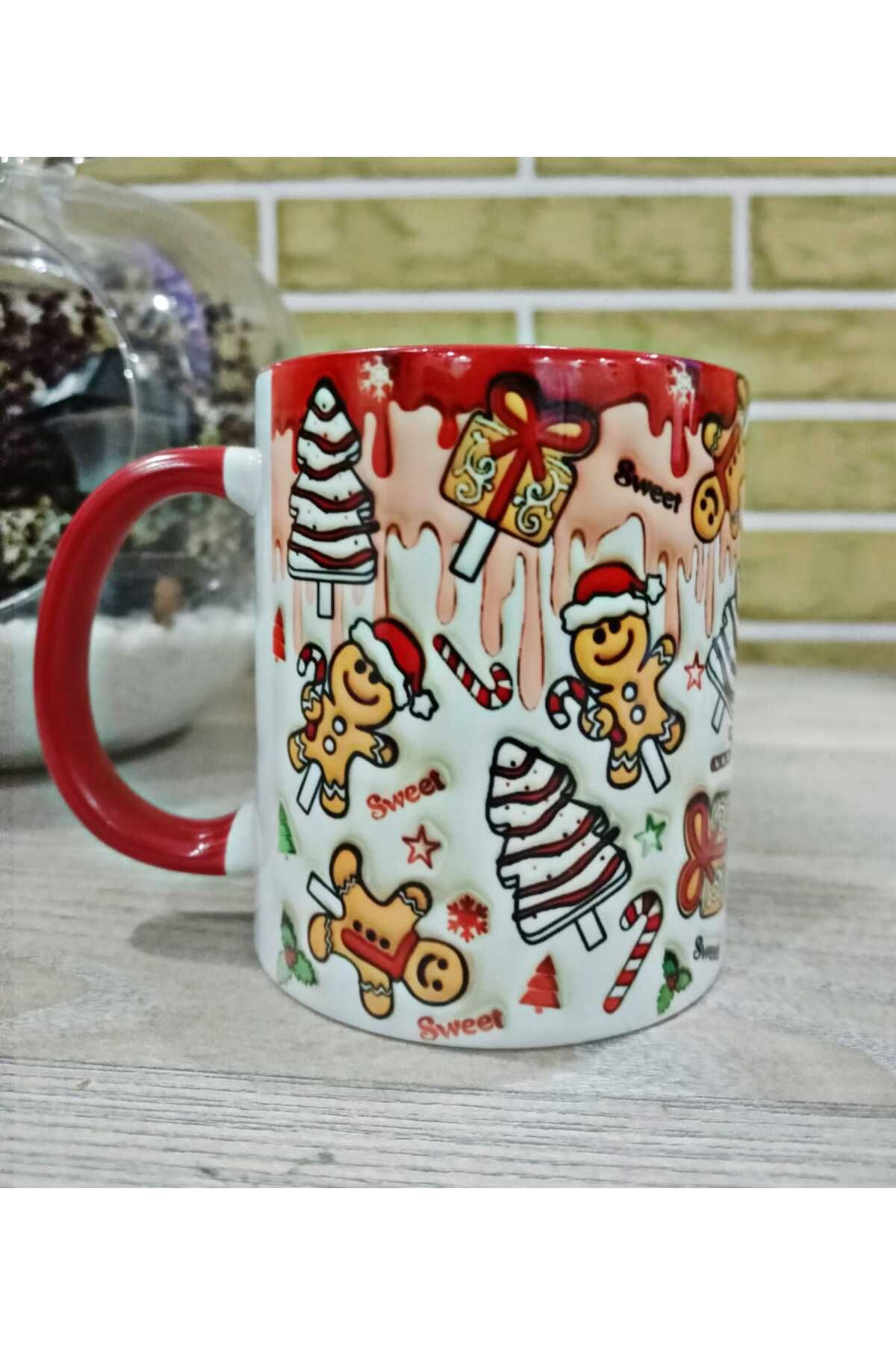 Mugs and love Kurabiye çocuk3D baskı porselen...