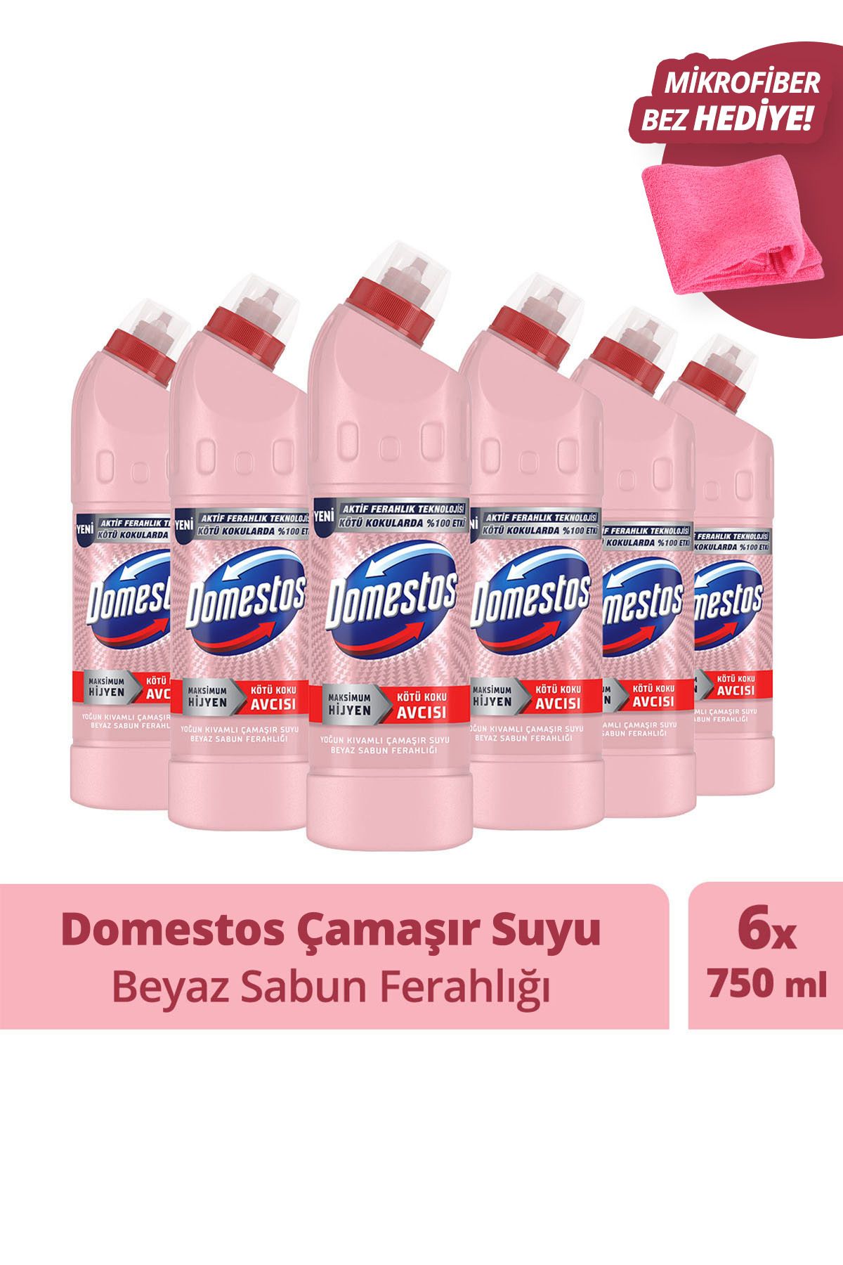 DomestosÇamaşır Suyu BeyazSabun Ferahlığı 750...