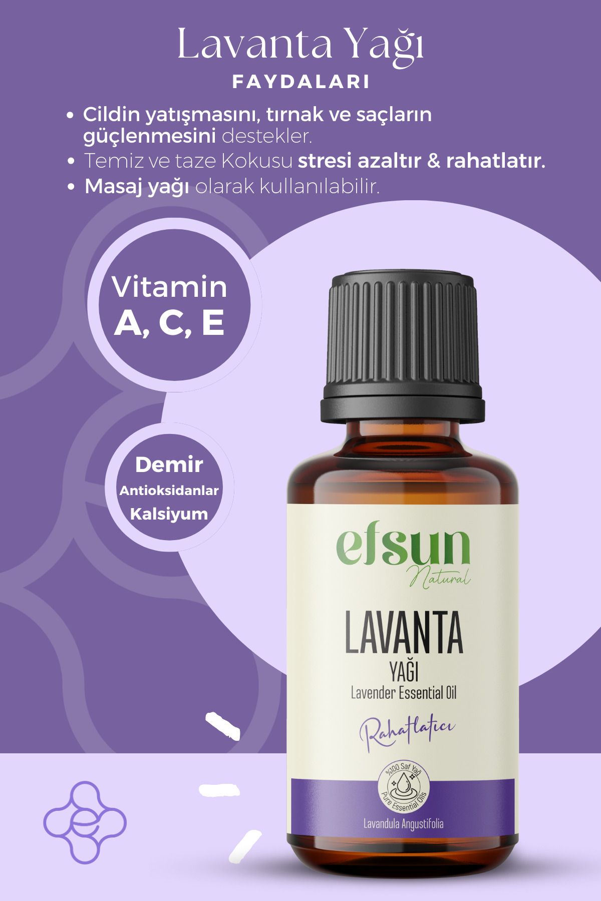 Lavanta Uçucu Yağı %100 Doğal Saf 10 ml