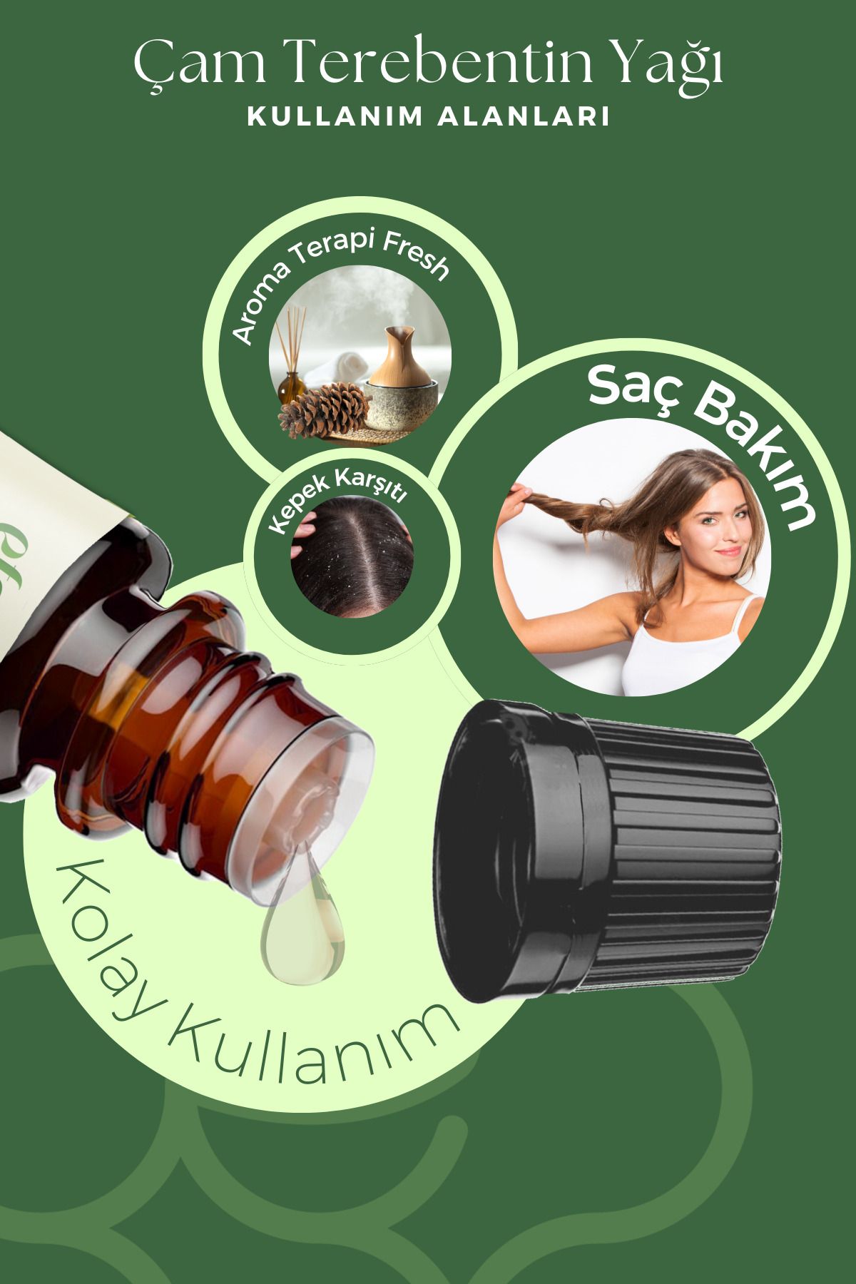 Çam Terebentin Uçucu Yağı %100 Doğal Saf 10 ml