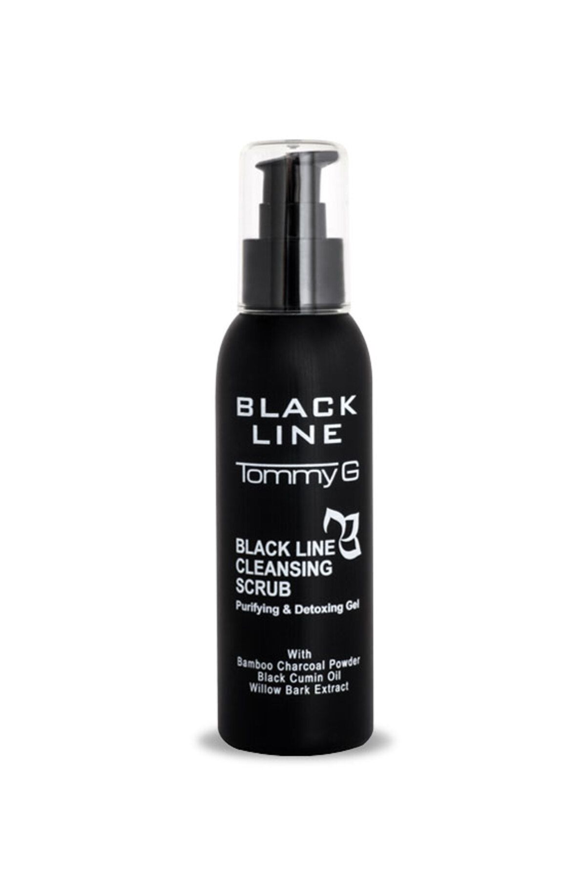 TOMMY G BLACK LINE CLEANSİNGSCRUB 150ML - SİY...