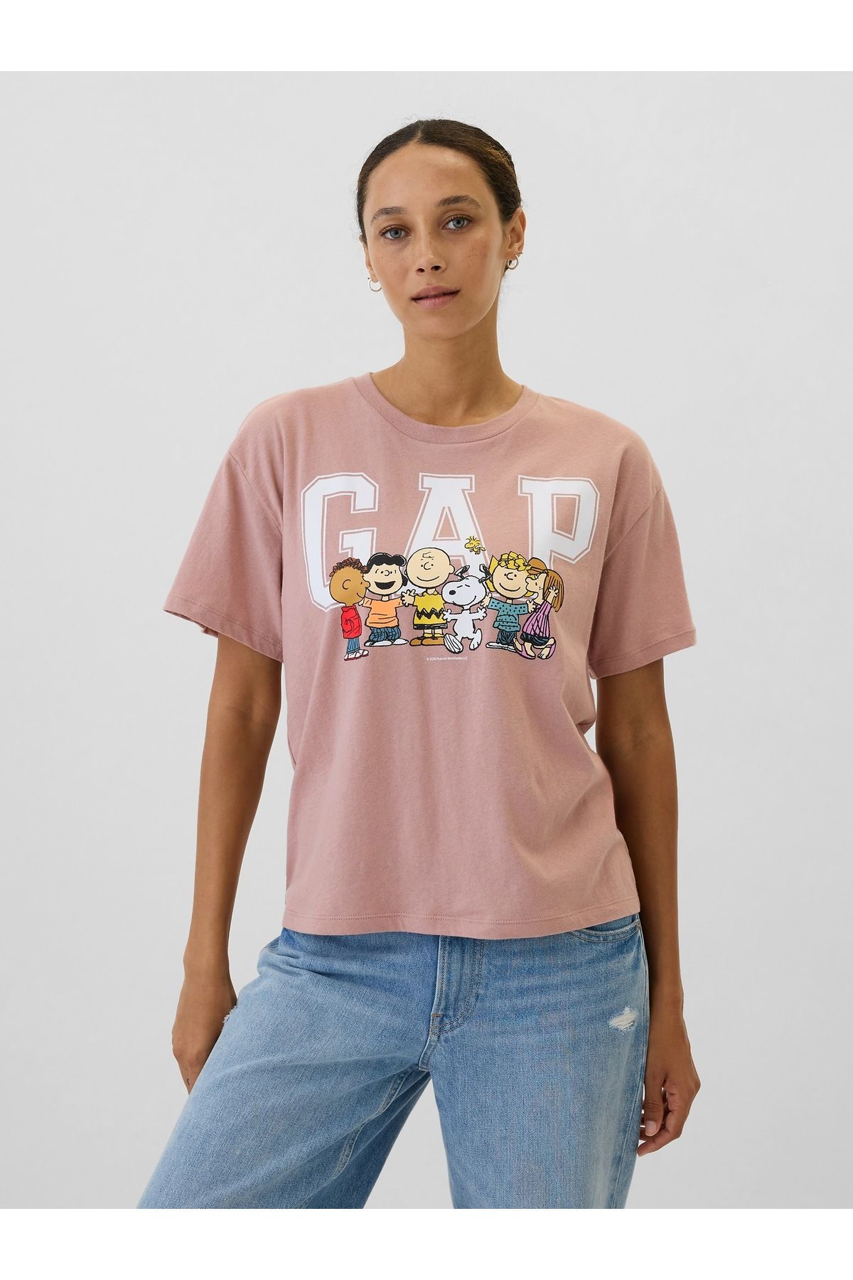 GAPKadın Pembe GrafikliT-Shirt