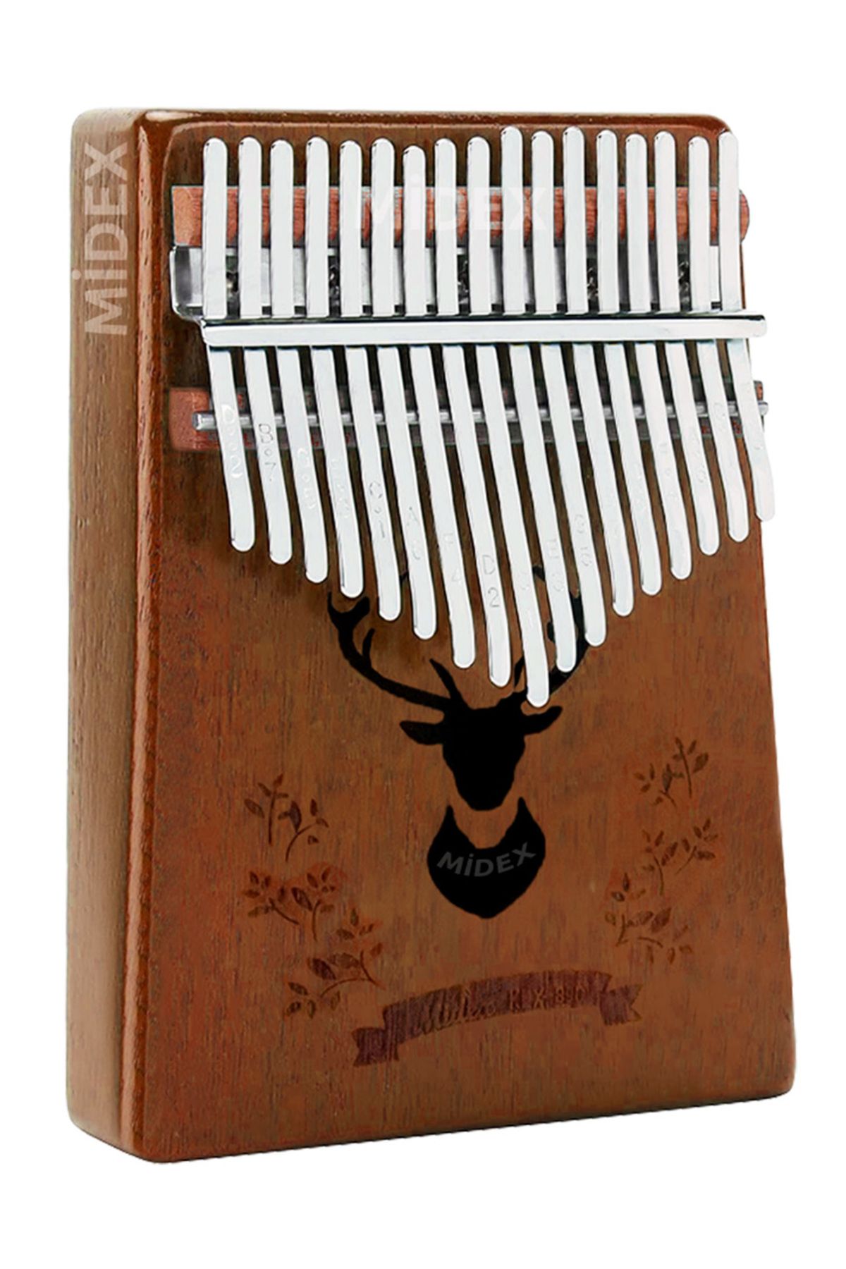 Klx-880 Full Ağaç 17 Tuşlu Ağaç Kalimba (METOD ÇANTA ÇEKİÇ FULL SET)