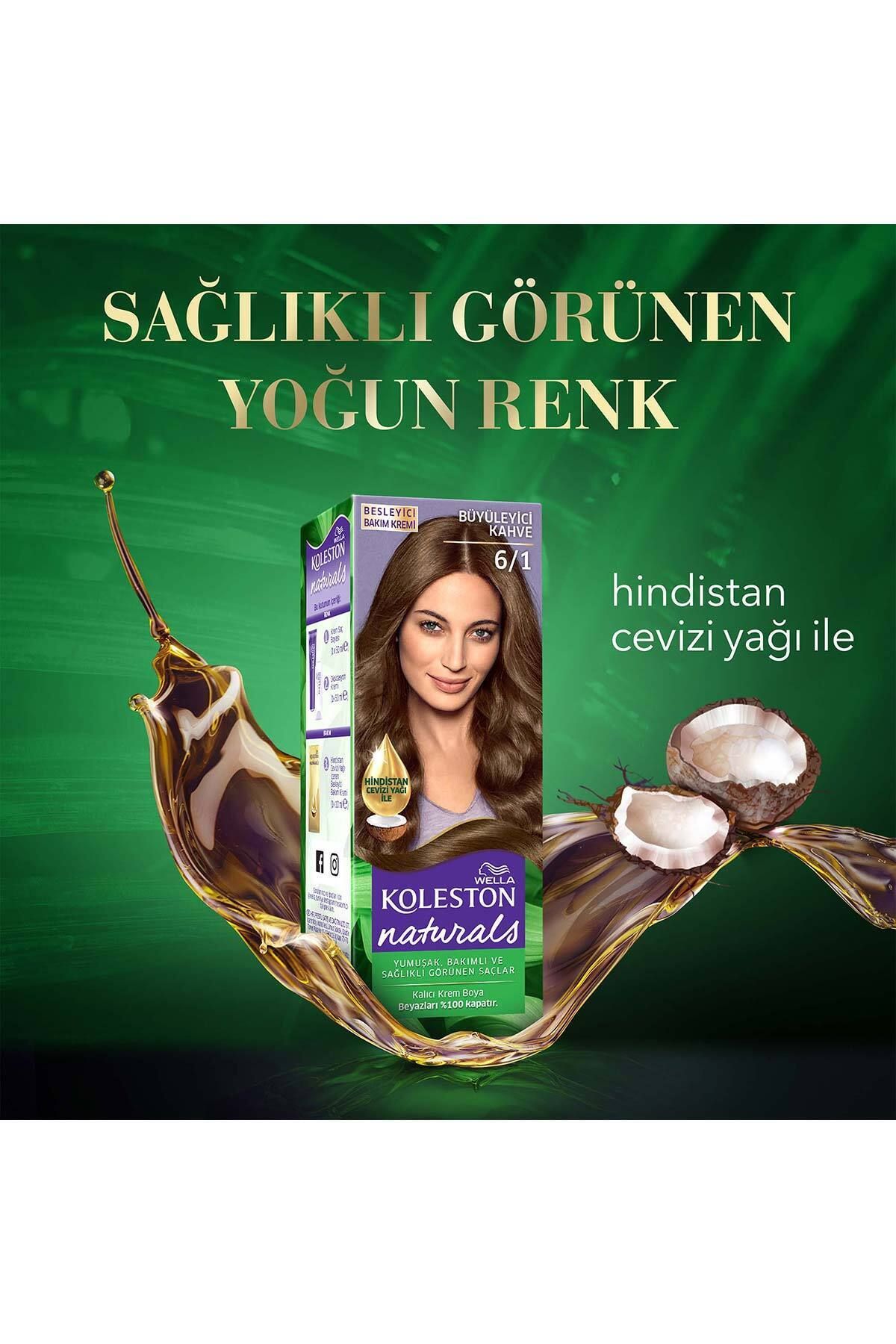 Koleston Saç Boyası Naturals 6/1 Büyüleyici Kahve