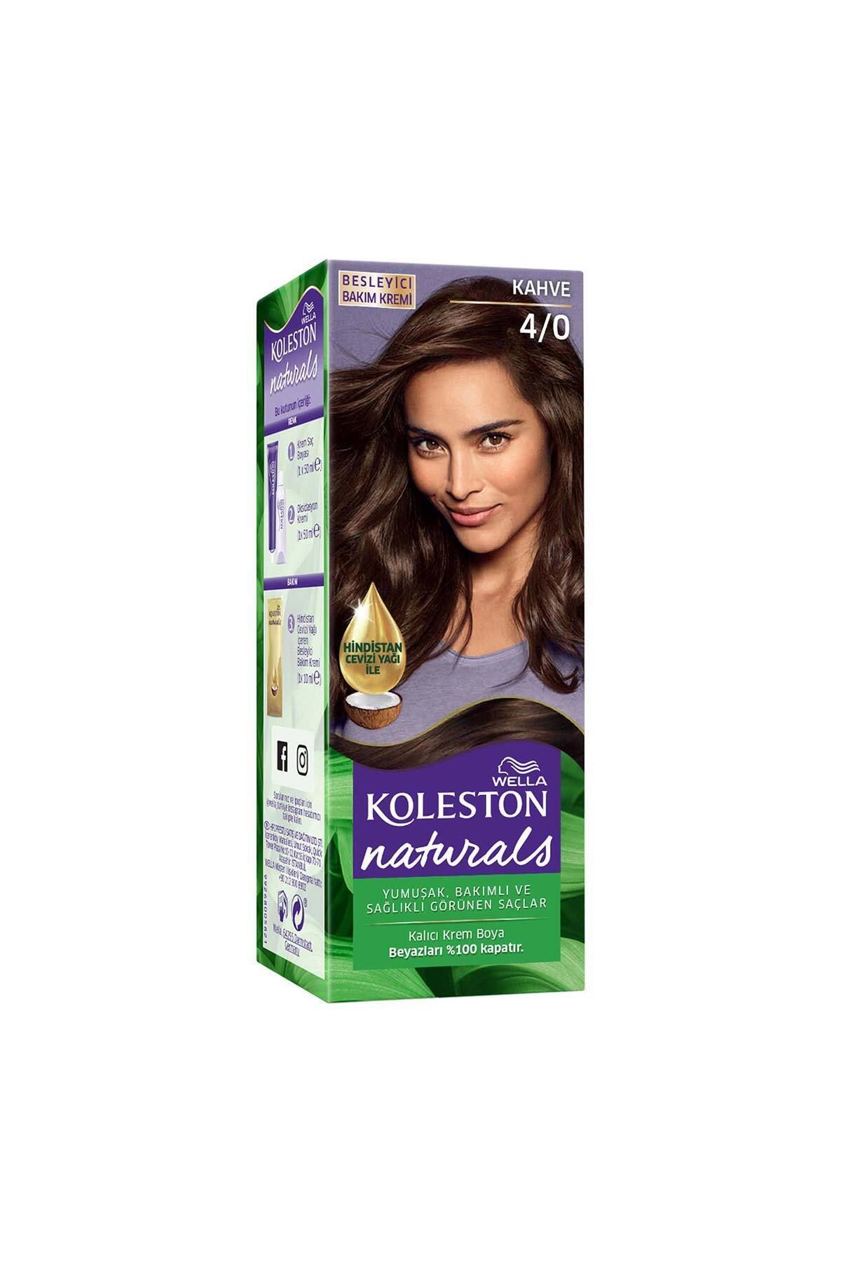 Koleston Saç Boyası Naturals 4/0 Kahve