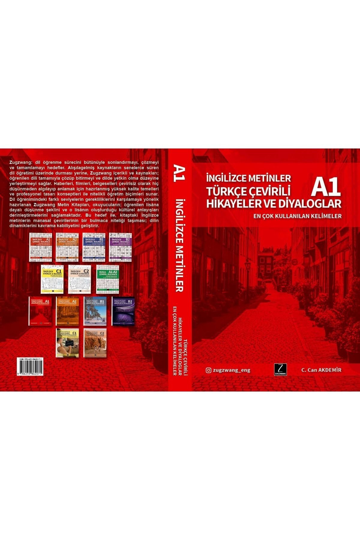 Türkçe Çevirili İngilizce Metinler - İngilizce Öğreten Beceri Kitabı A1 - 256 Sayfalık Okuma Kitabı