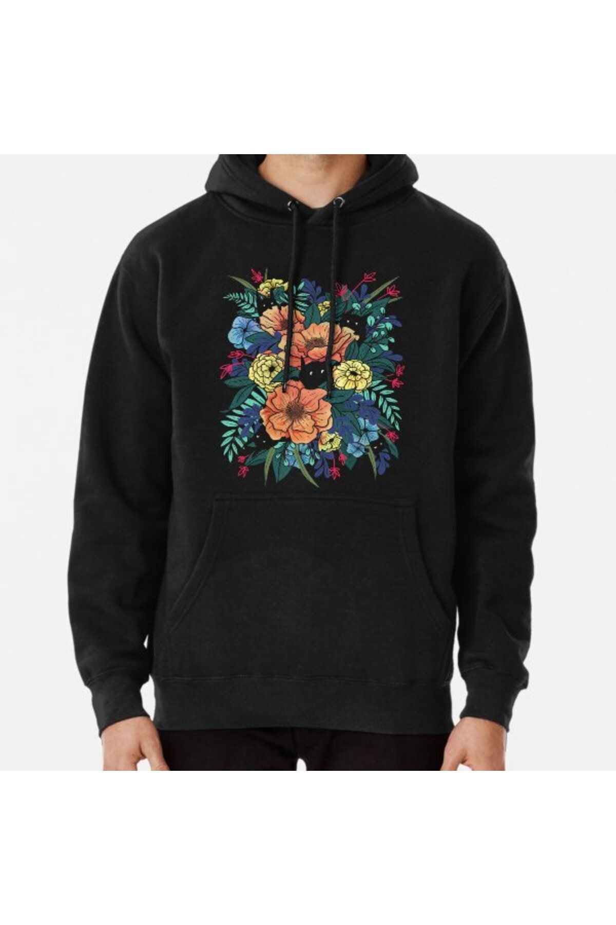 Hvit Stein Wild FlowersBaskılı Sweatshirt