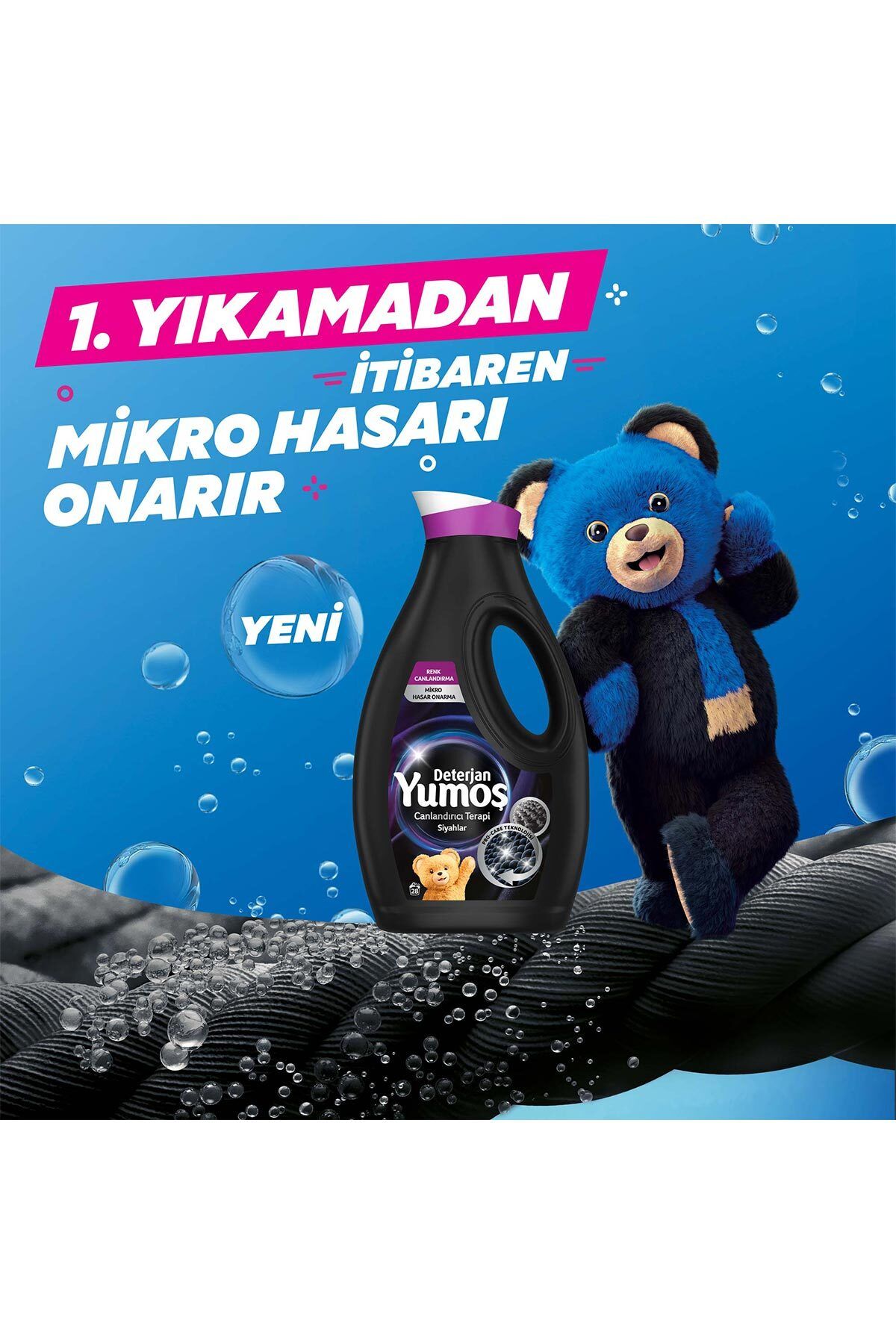 Sıvı Detarjan 2520ml Hassas Giysiler X1 Siyah Ve Koyu Renkli Giysiler X1 Renkli Giysiler X1