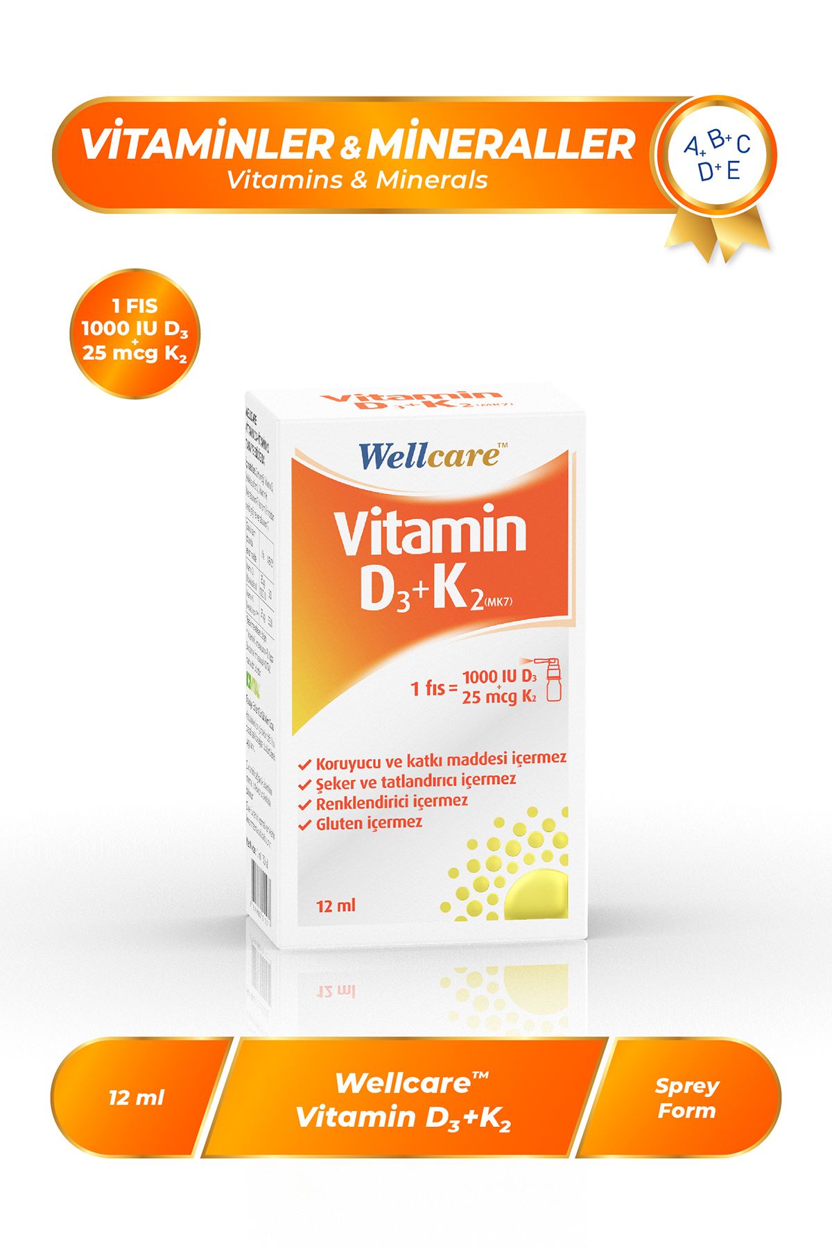 WellcareVitamin D3k2 - 12 ml