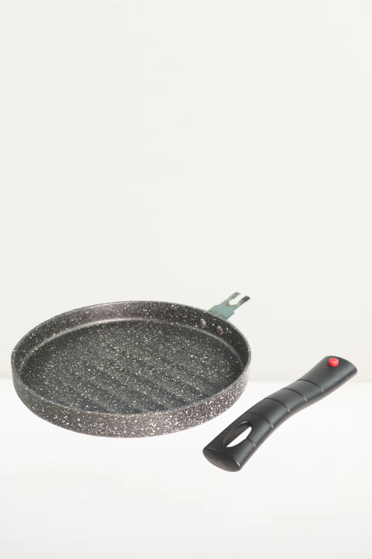 20 Cm Asadore Non-Stick Yuvarlak Tava (Tak-Çıkar Kulplu)