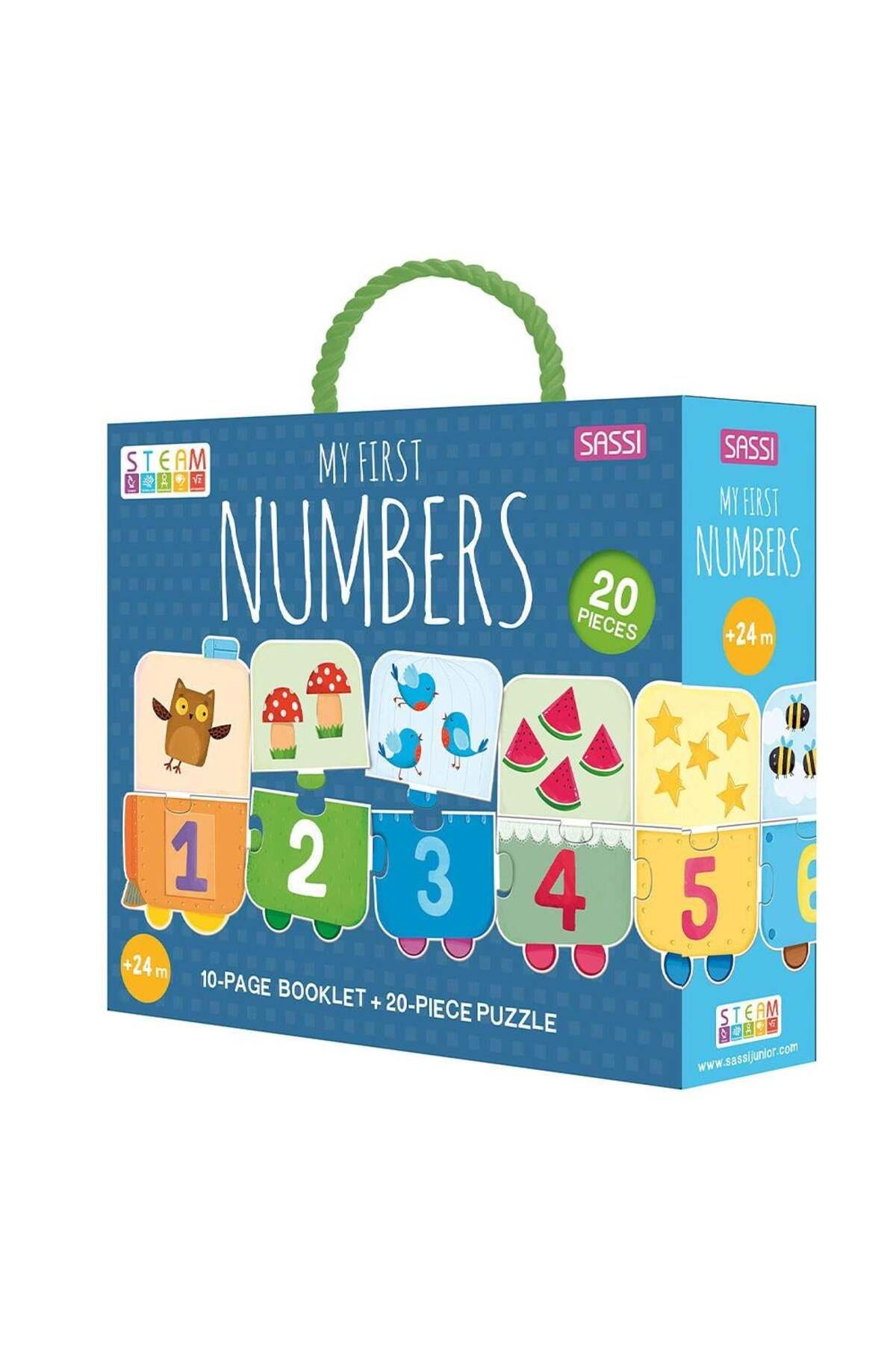 Sassi Junior MY FIRST NUMBERS- STEAM PUZZLE