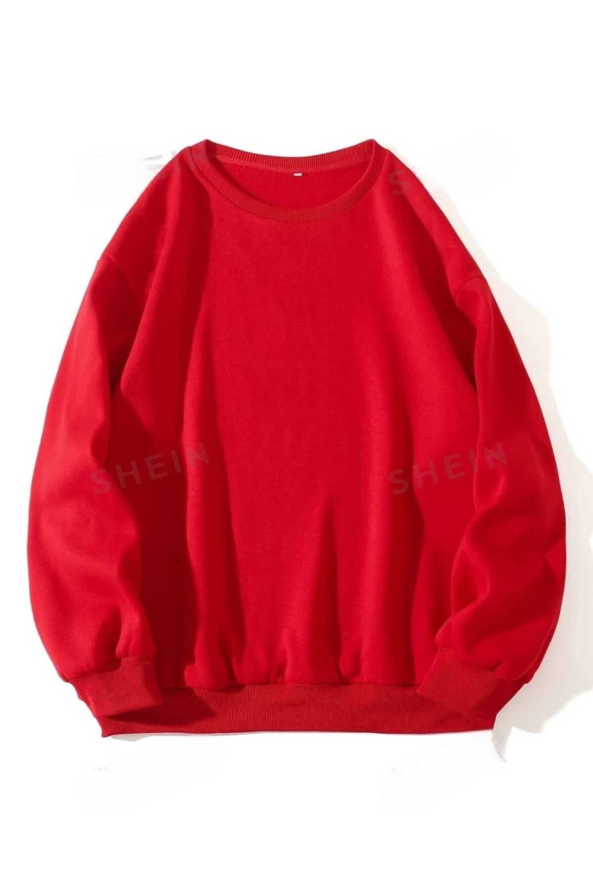 BY WOWEN sweatshirt kırmızıunisex oversıze