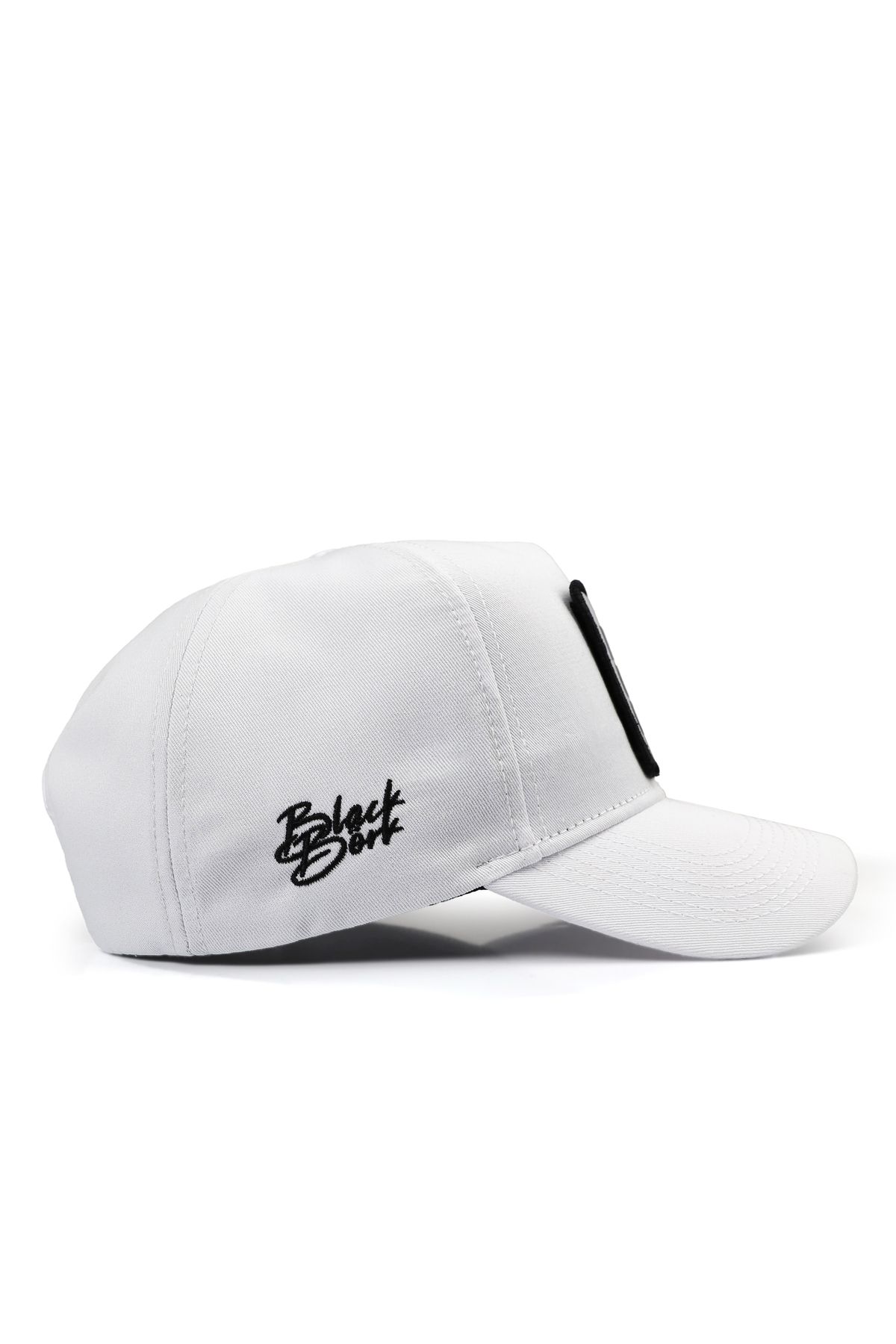 V1 Baseball 7 Numara - 5 Kod Logolu Unisex Beyaz Şapka (Cap)