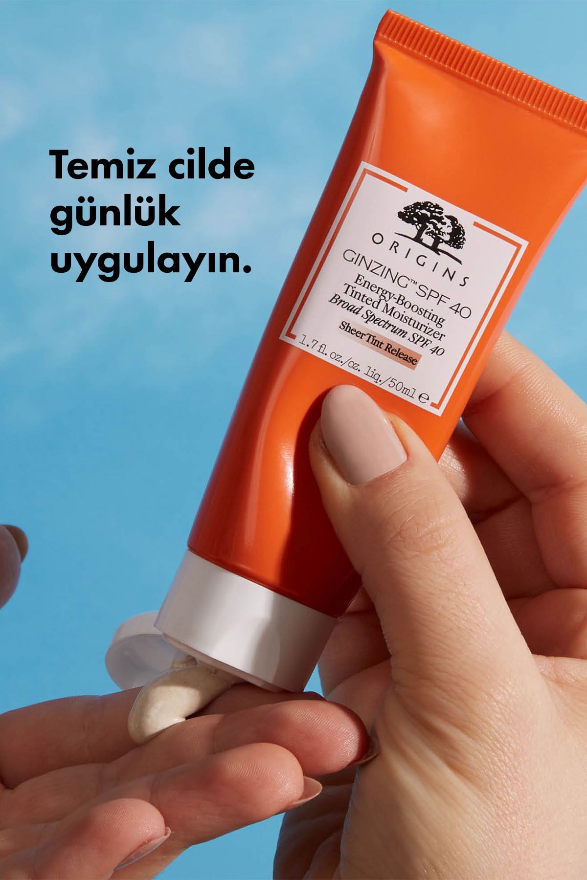 Kafein Içeren Ginzing Spf 40 Canlandırıcı Ve Aydınlık Görünüm Veren Renkli Nemlendirici 50 ml