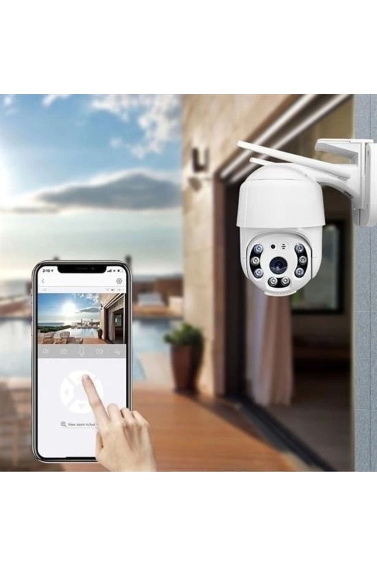 20 Mp Hd Lens İç Dış Mekan Suya Danıklı Ip Wifi Network Güvenlik Kamerası Wifi Kamera