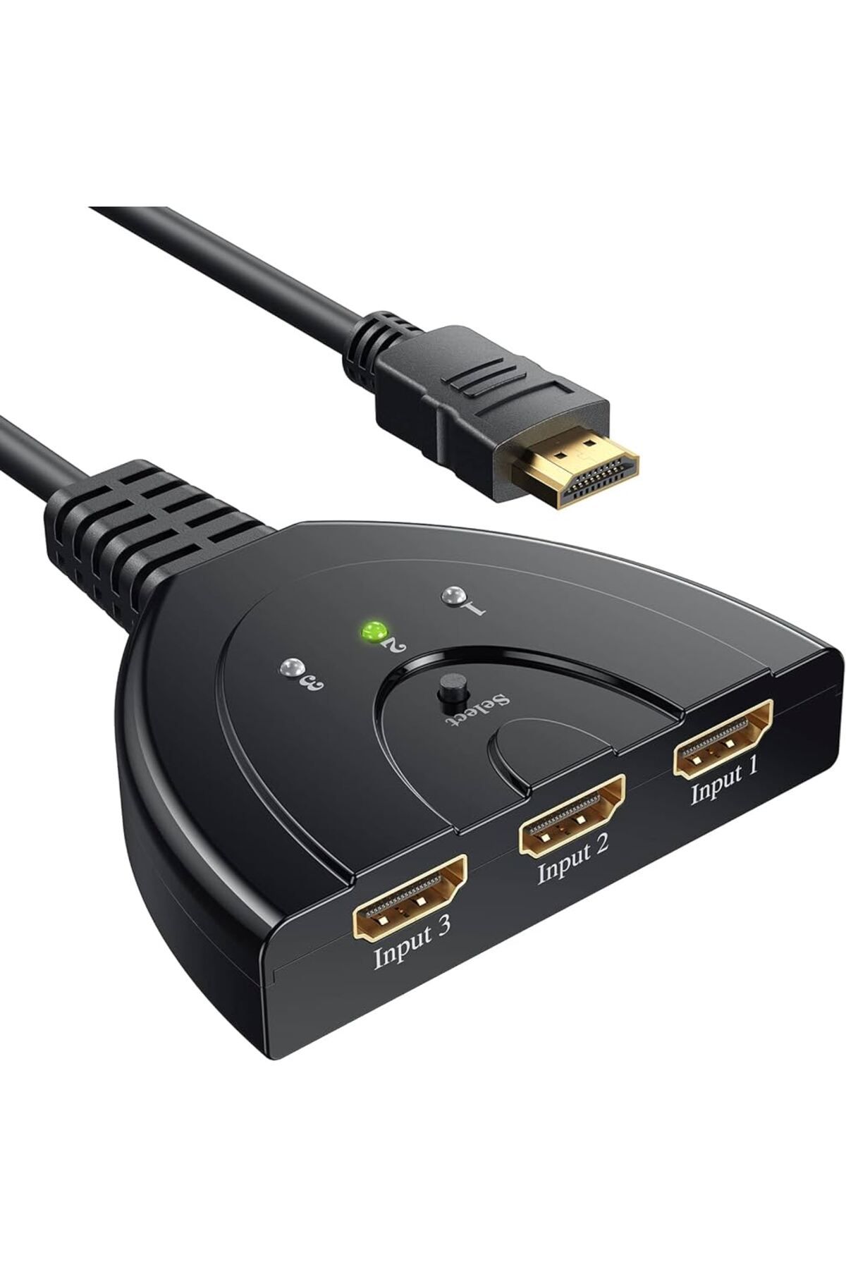 GOBAX Hdmi Çoklayıcı 3 İn 1Switch Full Hd