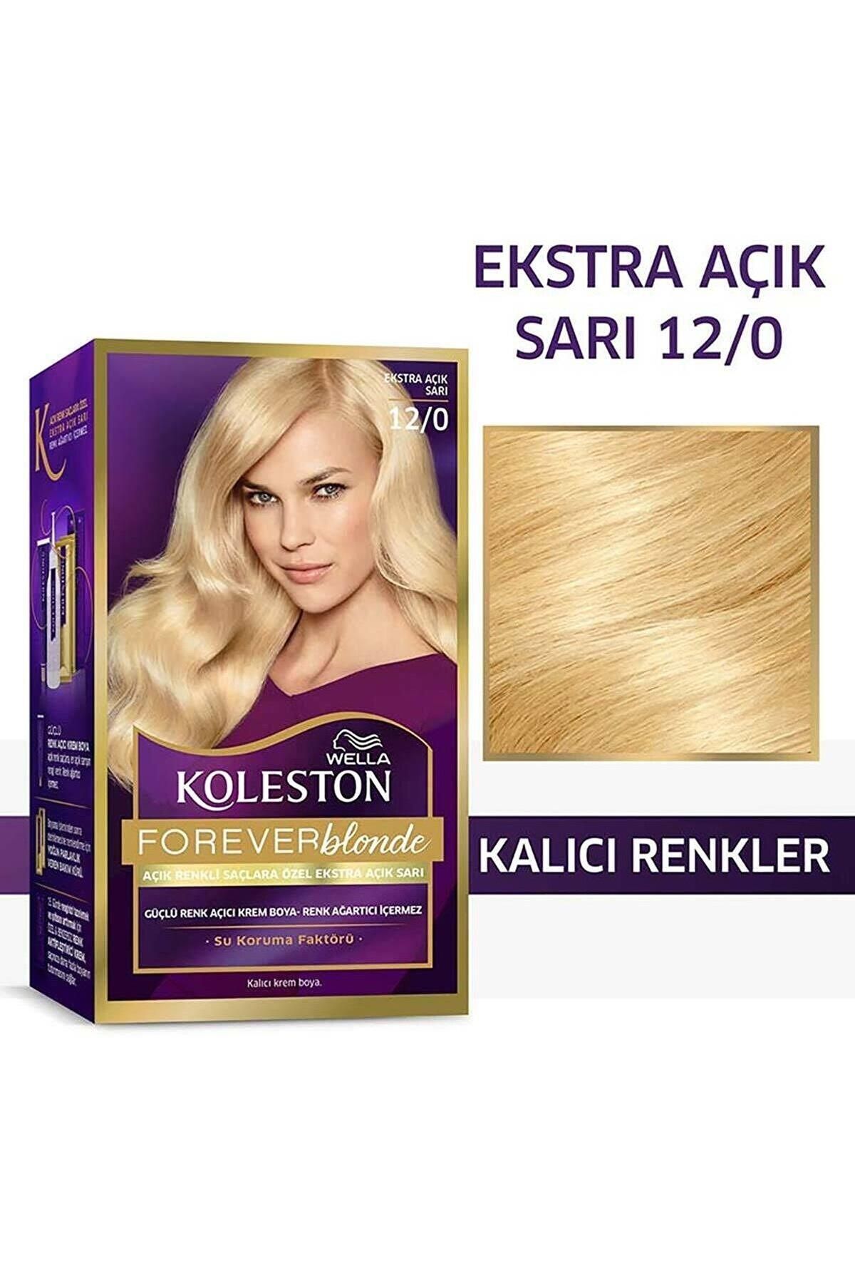 Koleston Kit Set Saç Boyası 12/0 Çok Açık Sarı