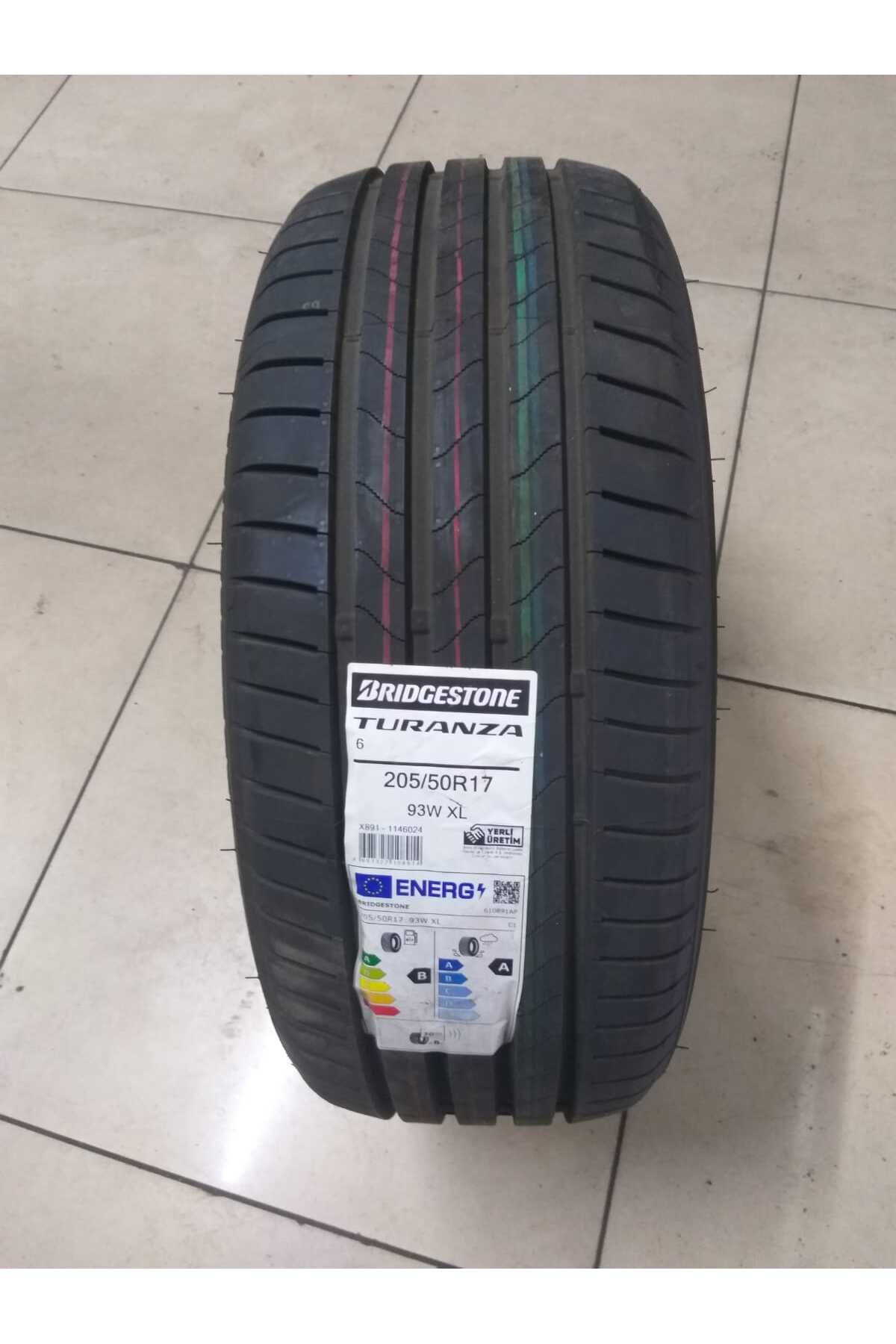 Bridgestone 205 50 17 93W XLBRİDGESTONE TURAN...