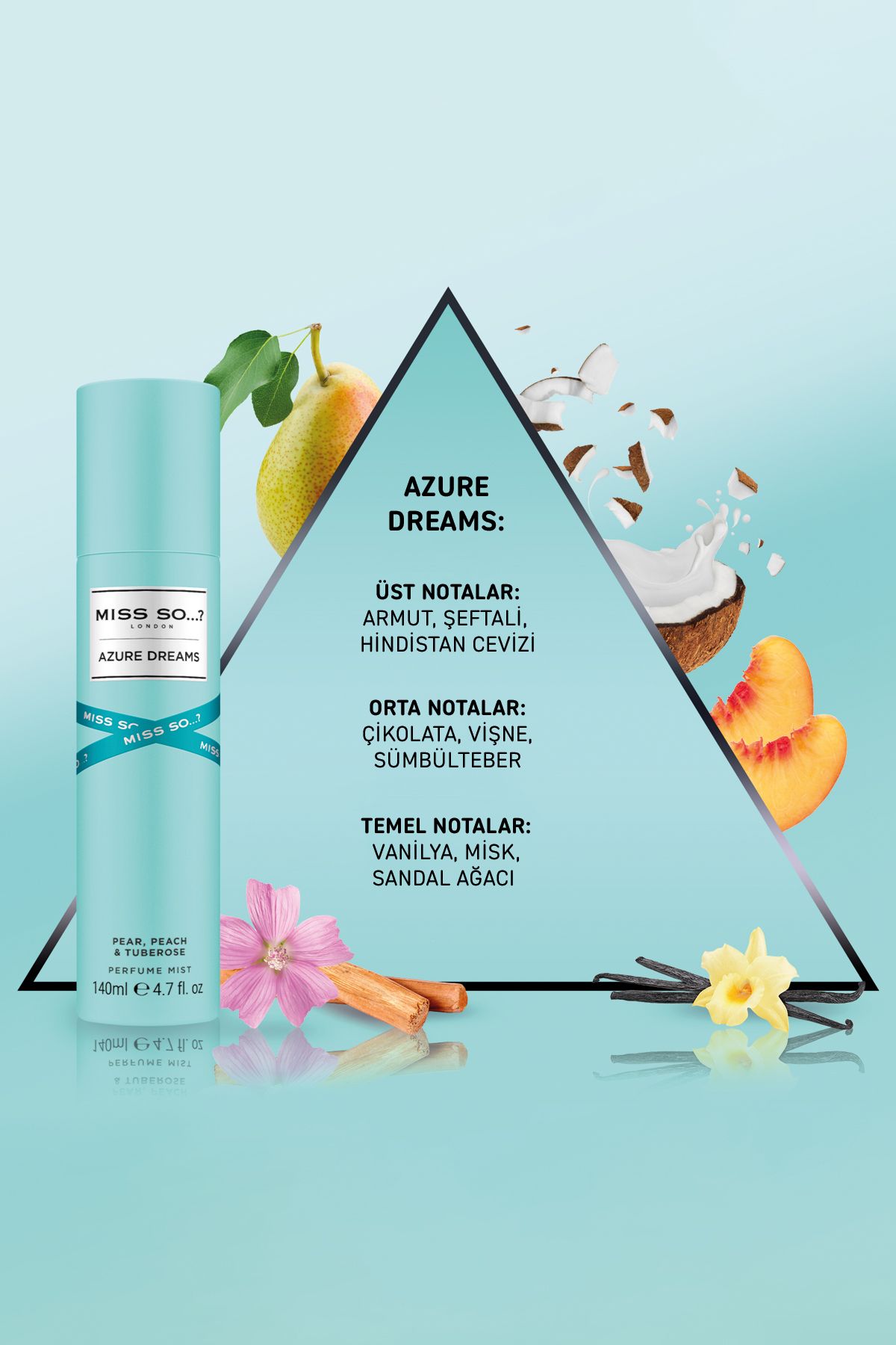 Miss So…? Azure Dreams Vücut Spreyi 140ml