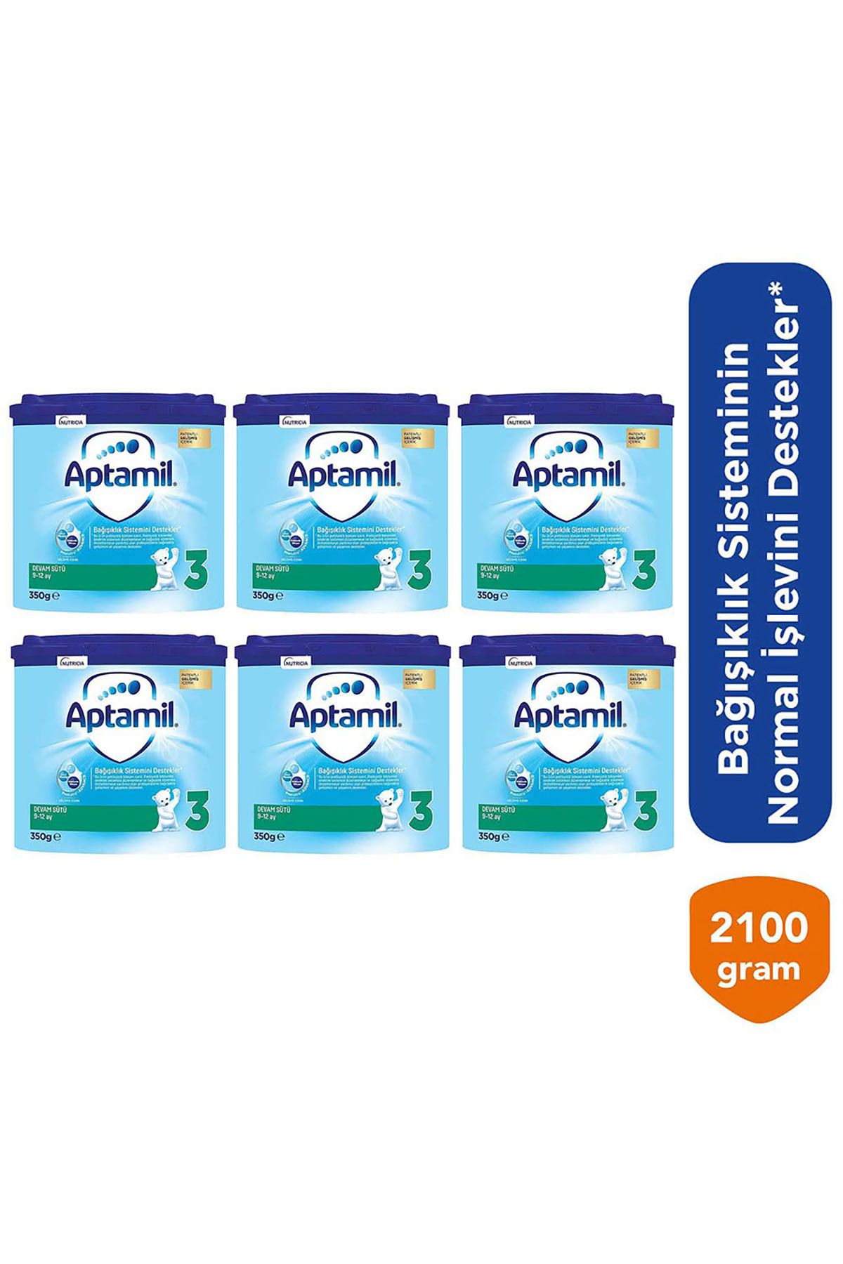 Aptamil3 Devam Sütü 2100g9-12 Ay