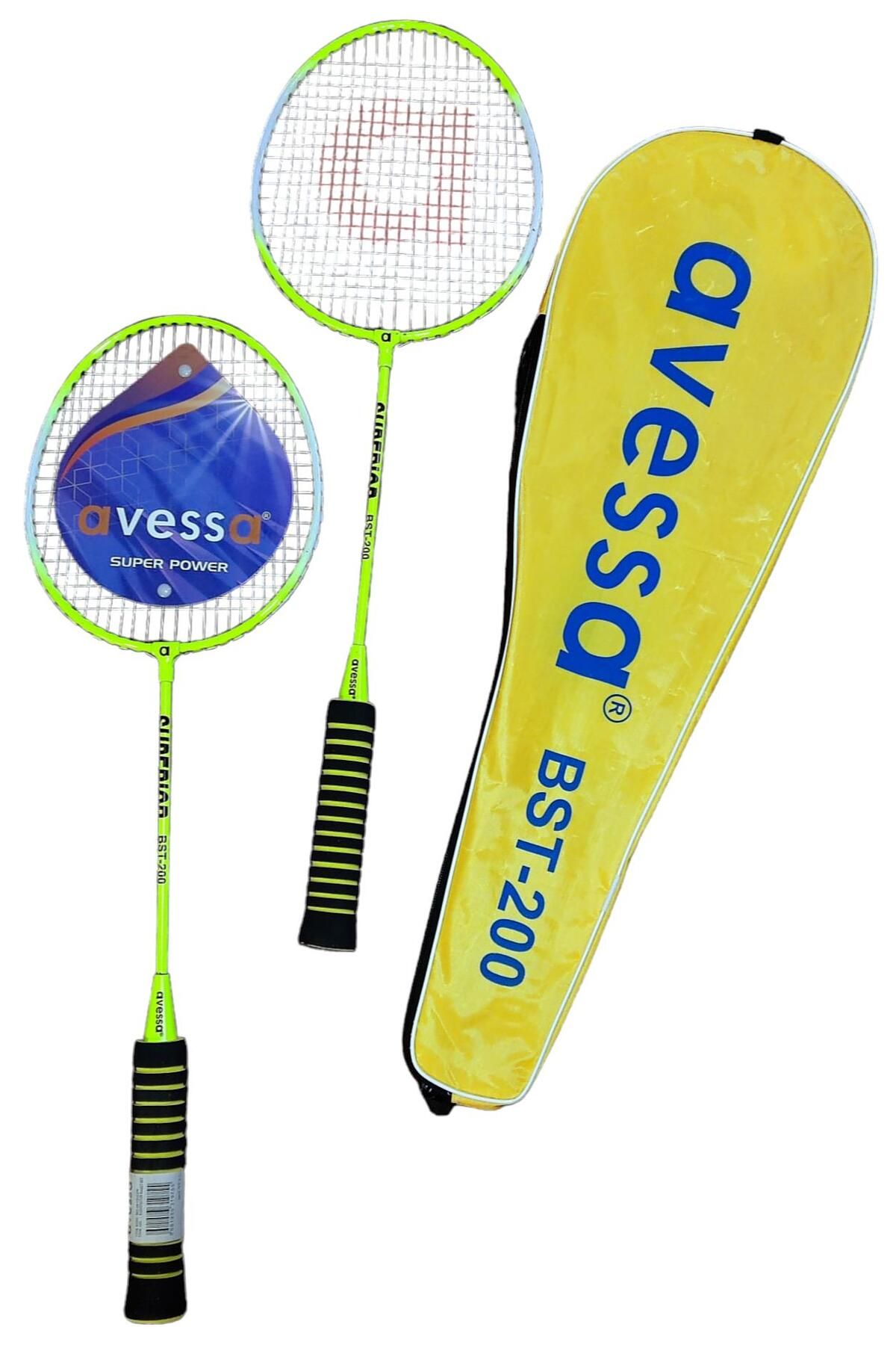 Avessa Bst-200y BadmingtonRaket Set Yeşil