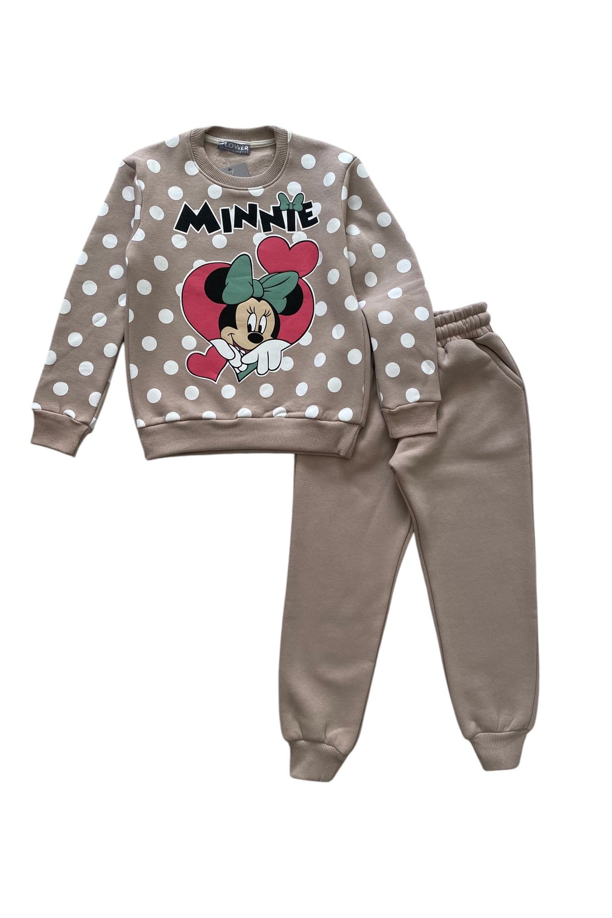 ŞekerkidsKız Çocuk PamukluŞardonlu Bej Minnie...