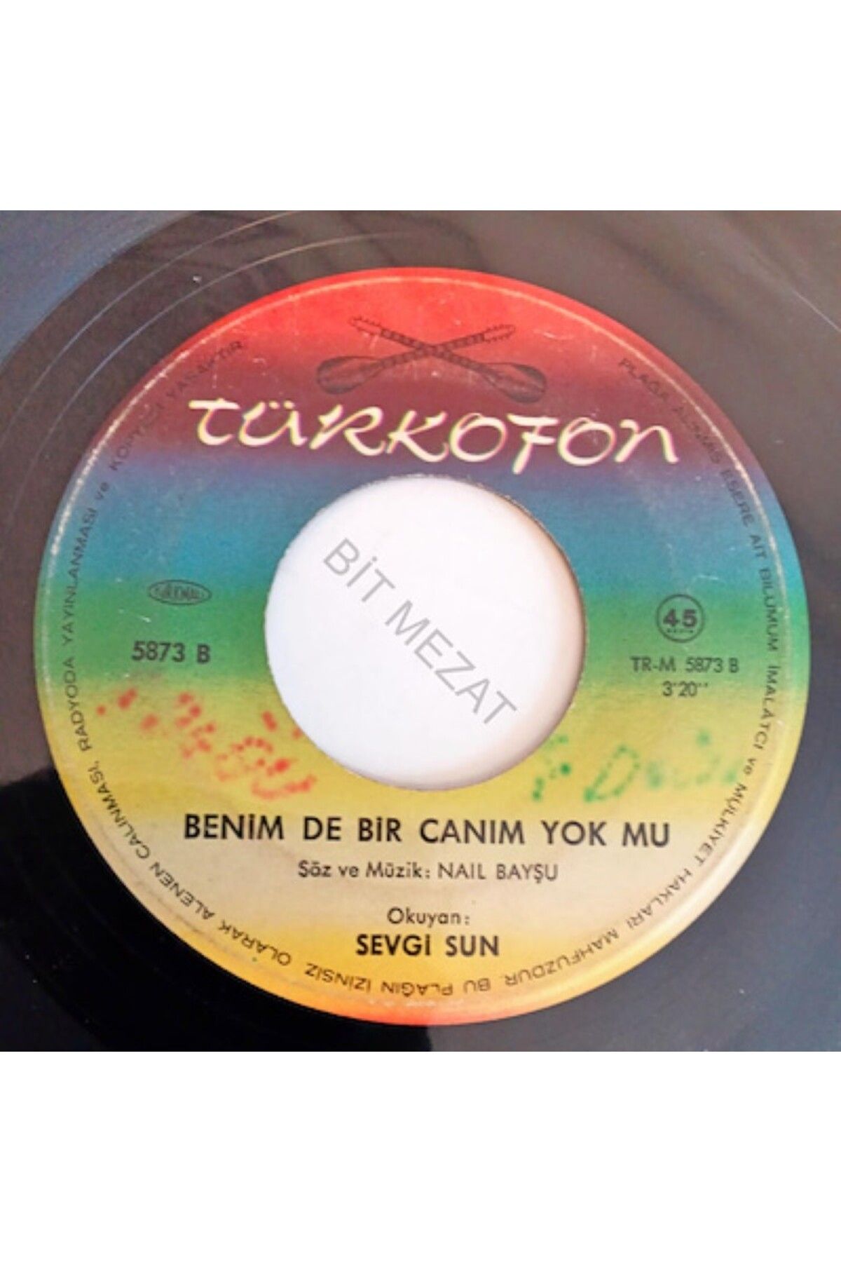 Vinylium ZoneSevgi Sun -Kader Ayırdı Bizi / B...