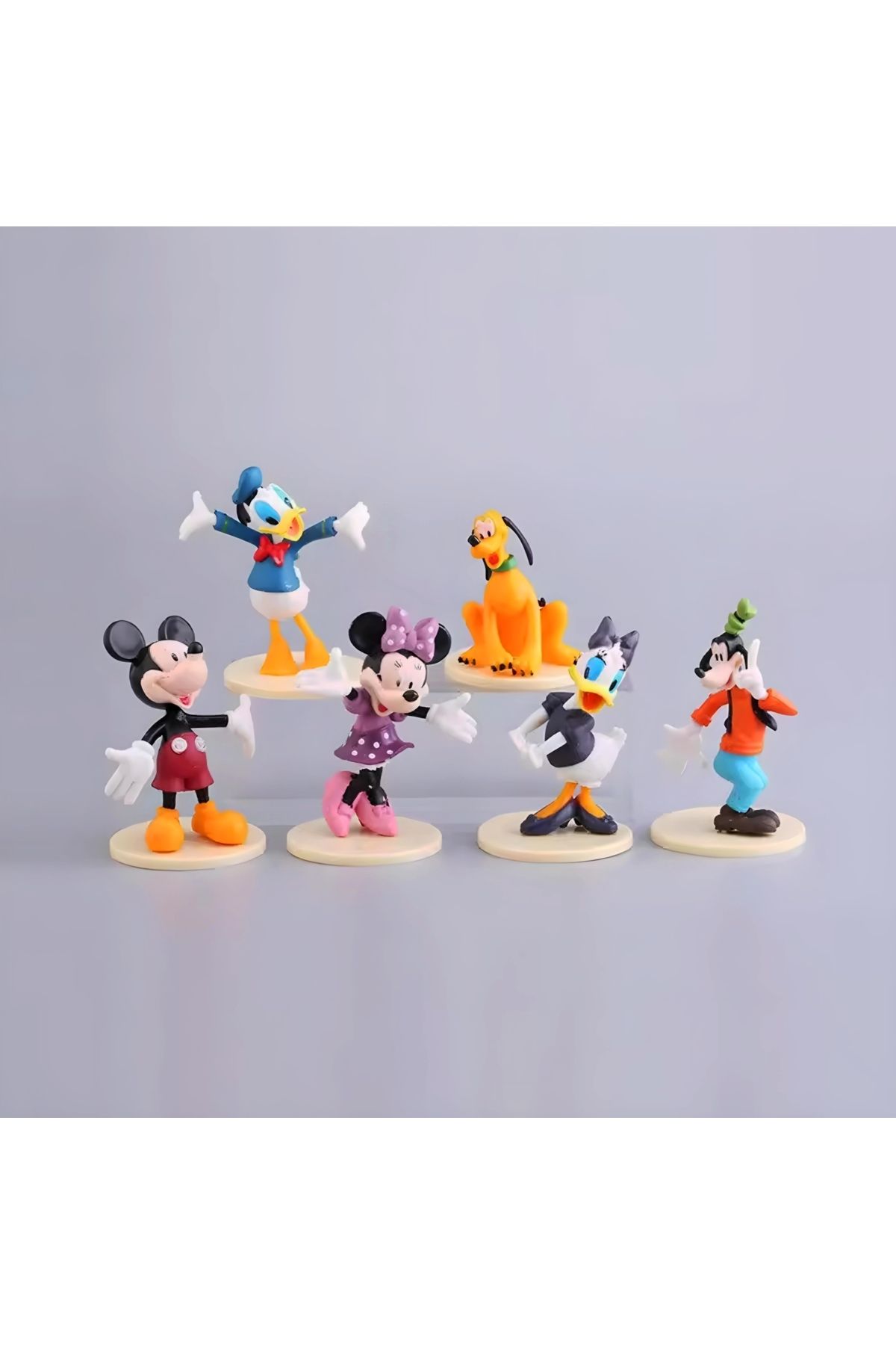 Disney Mickey Mouse ve Arkadaşları 6 Parça Koleksiyon Figür Seti - 6-8cm