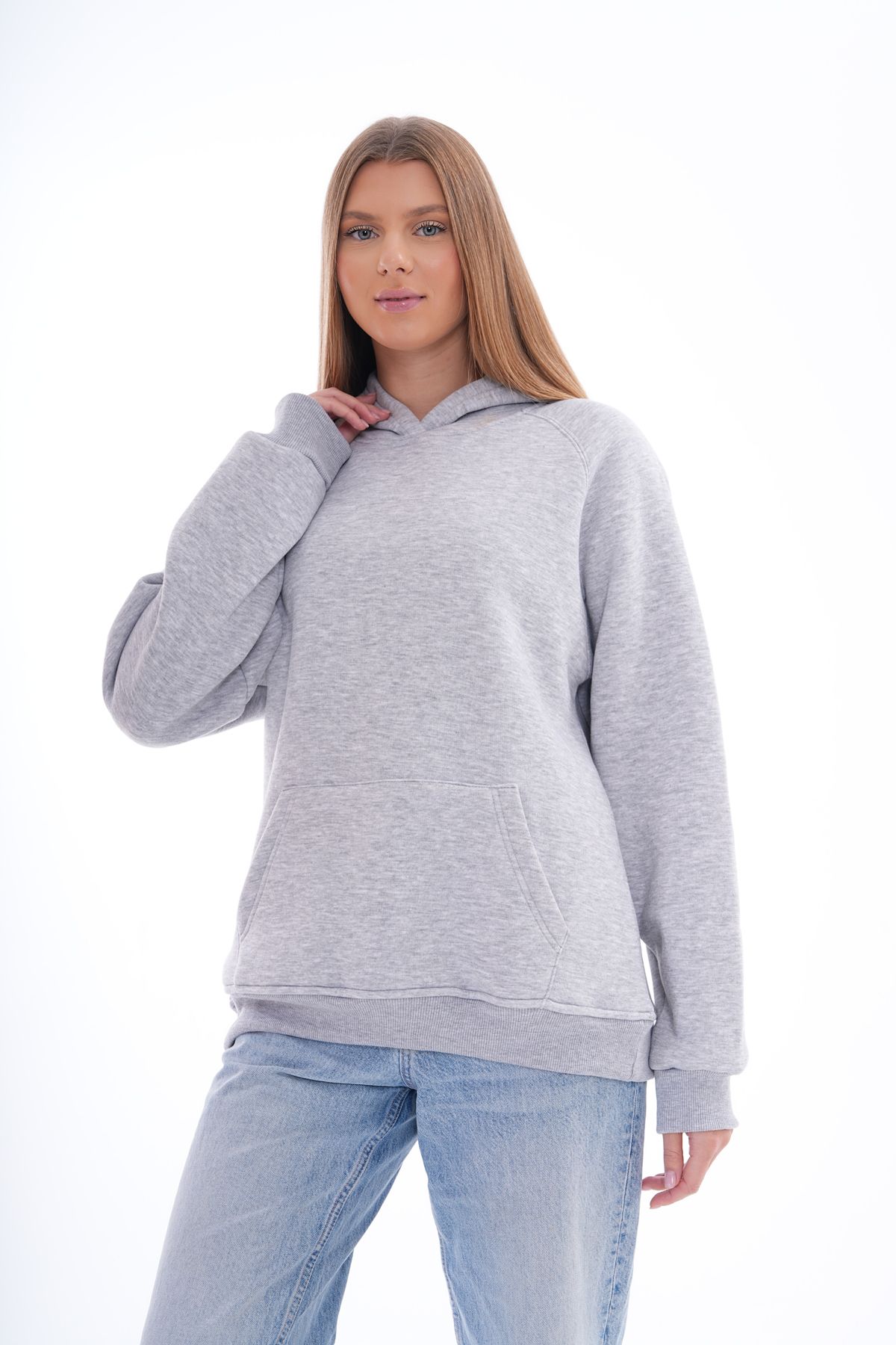 Kapüşonlu Oversize Sweatshirt