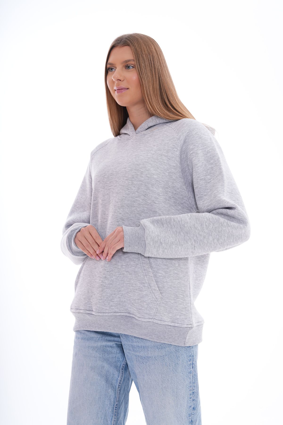 Kapüşonlu Oversize Sweatshirt