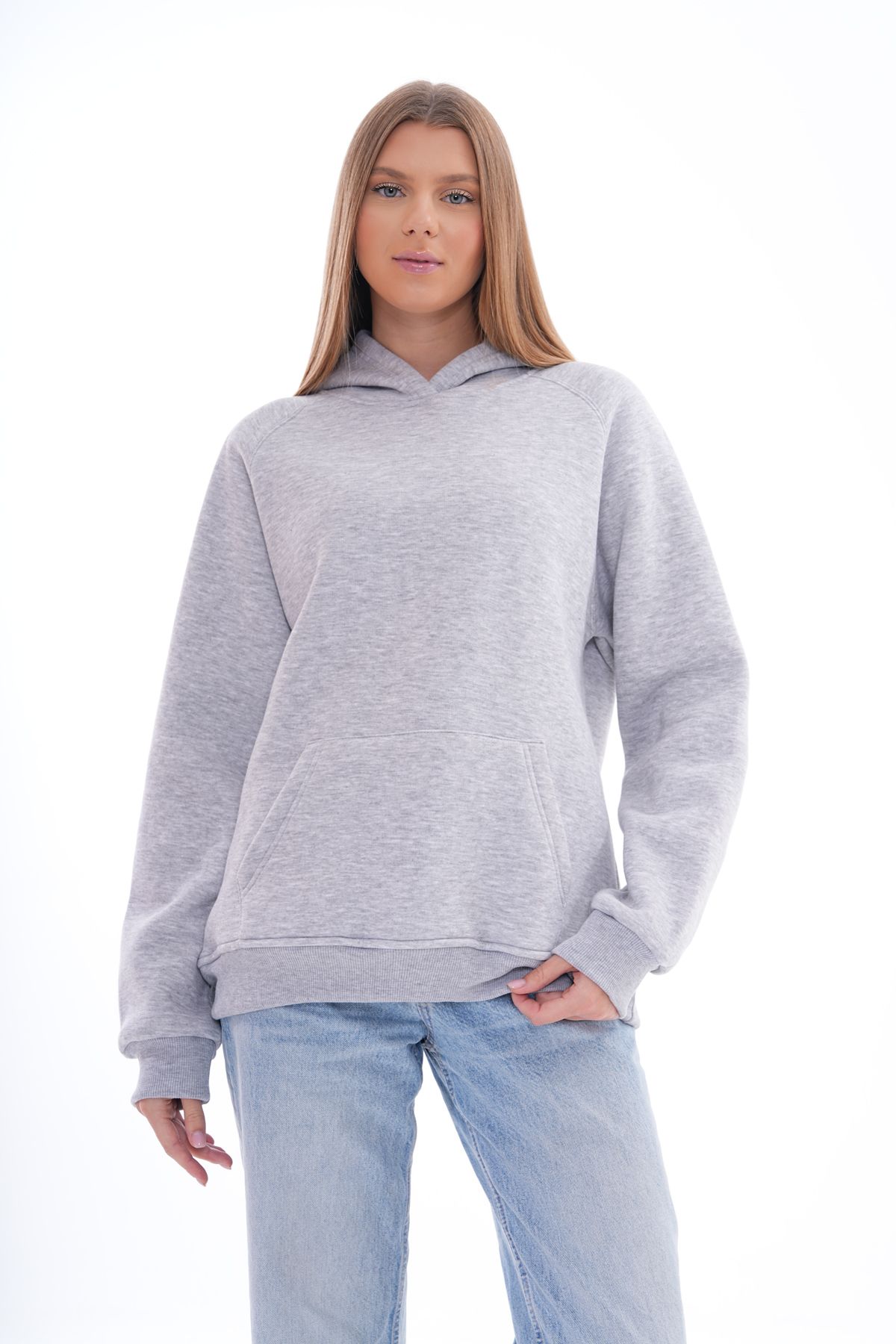 Kapüşonlu Oversize Sweatshirt