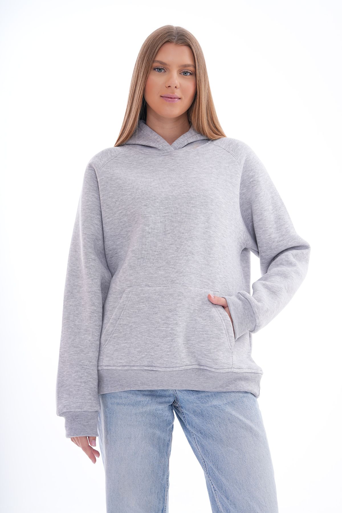 Kapüşonlu Oversize Sweatshirt