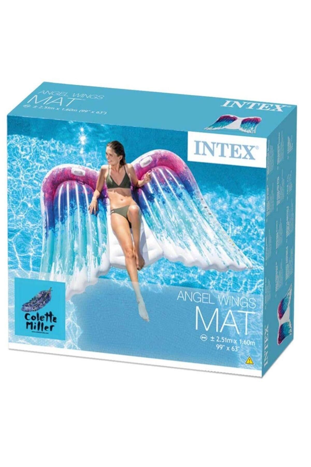 intex Melek Kanadı Ada Yatak 251 Cm - 58786 (Lisinya) - 10153-1455