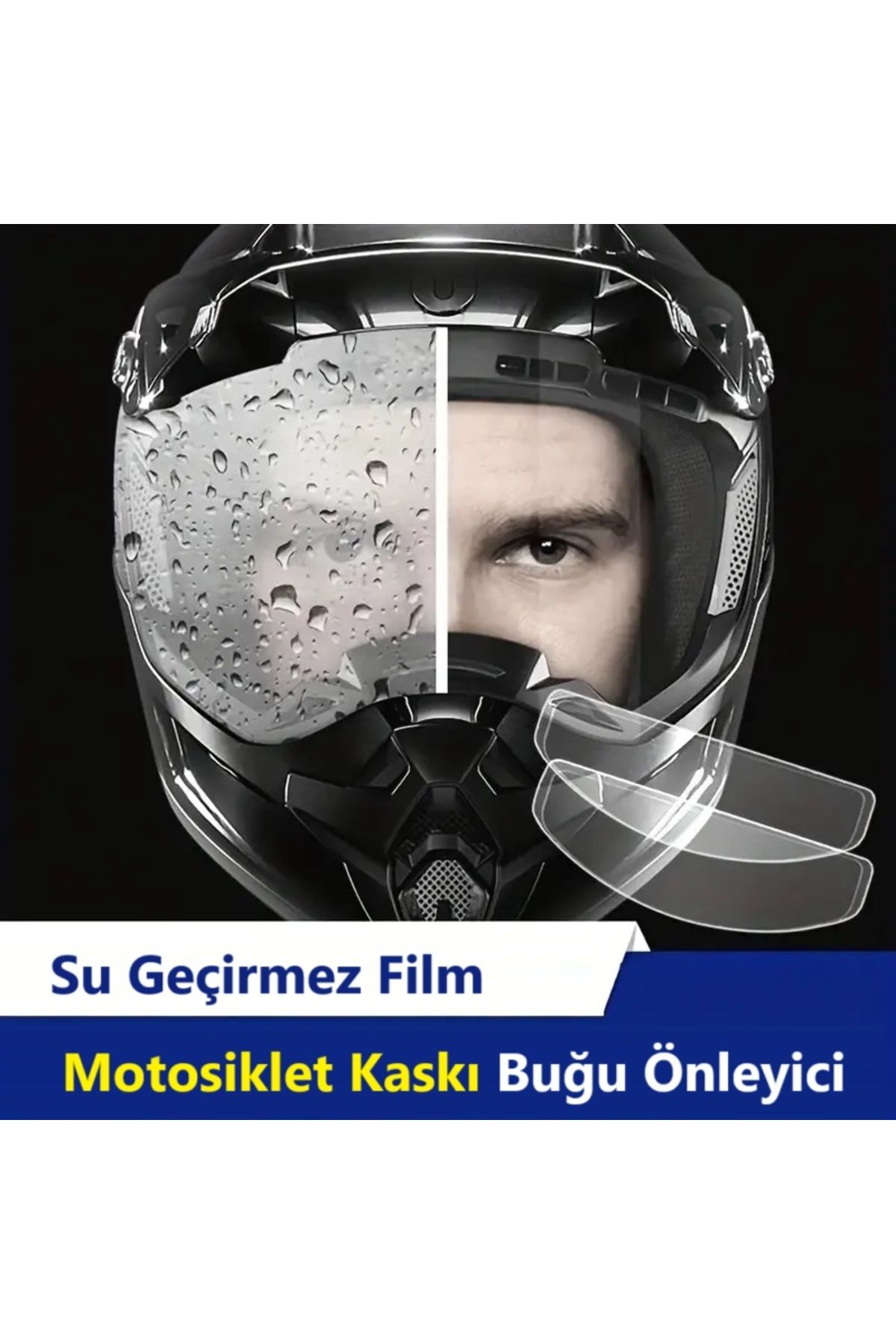 BreenMotosiklet Kask VizörüBuğu-Buhar Önleyic...