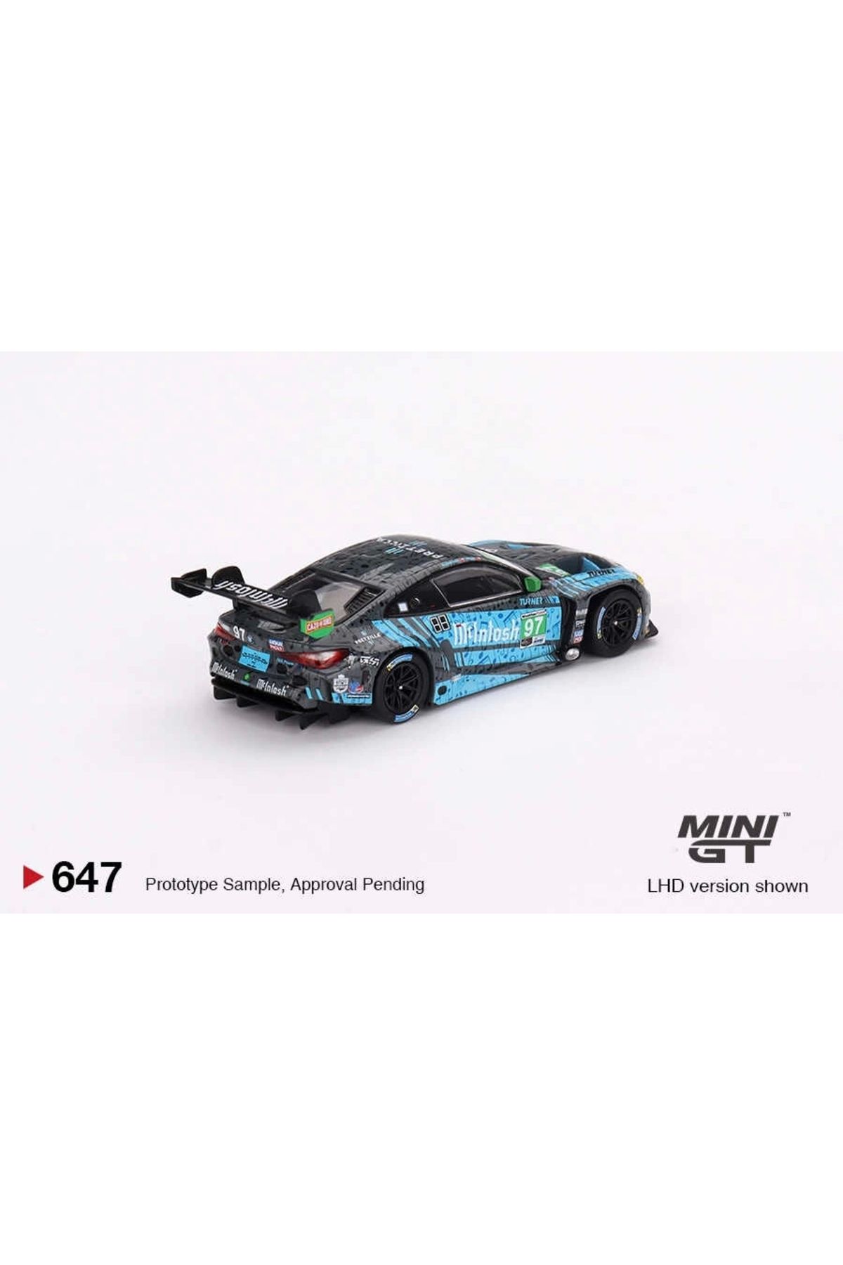 1/64 Bmw M4 Gt3 Turner Motorsport Imsa 2023 Laguna Seca Gtd 2nd Place Mgt00647