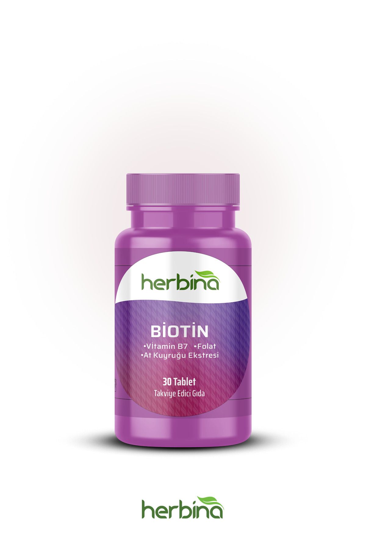 Herbina Biotin 5000 mcg AtKuyruğu Ekstresi 30...