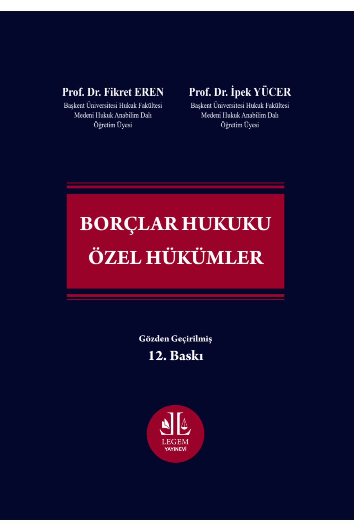 Legem YayıncılıkBorçlarHukuku Özel Hükümler