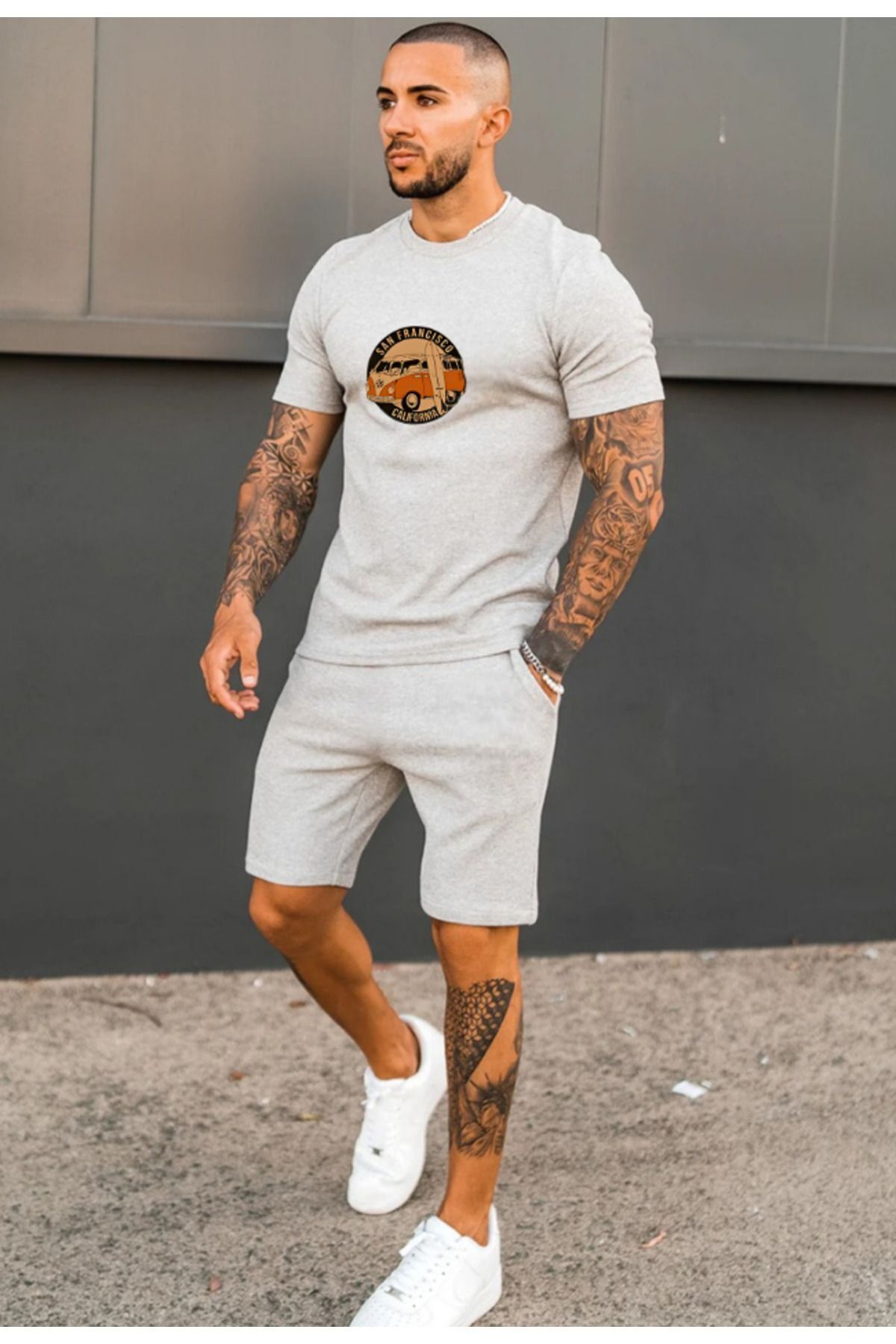 NEW YORK Baskılı Oversize Pamuk Tshirt, trend moda tişört