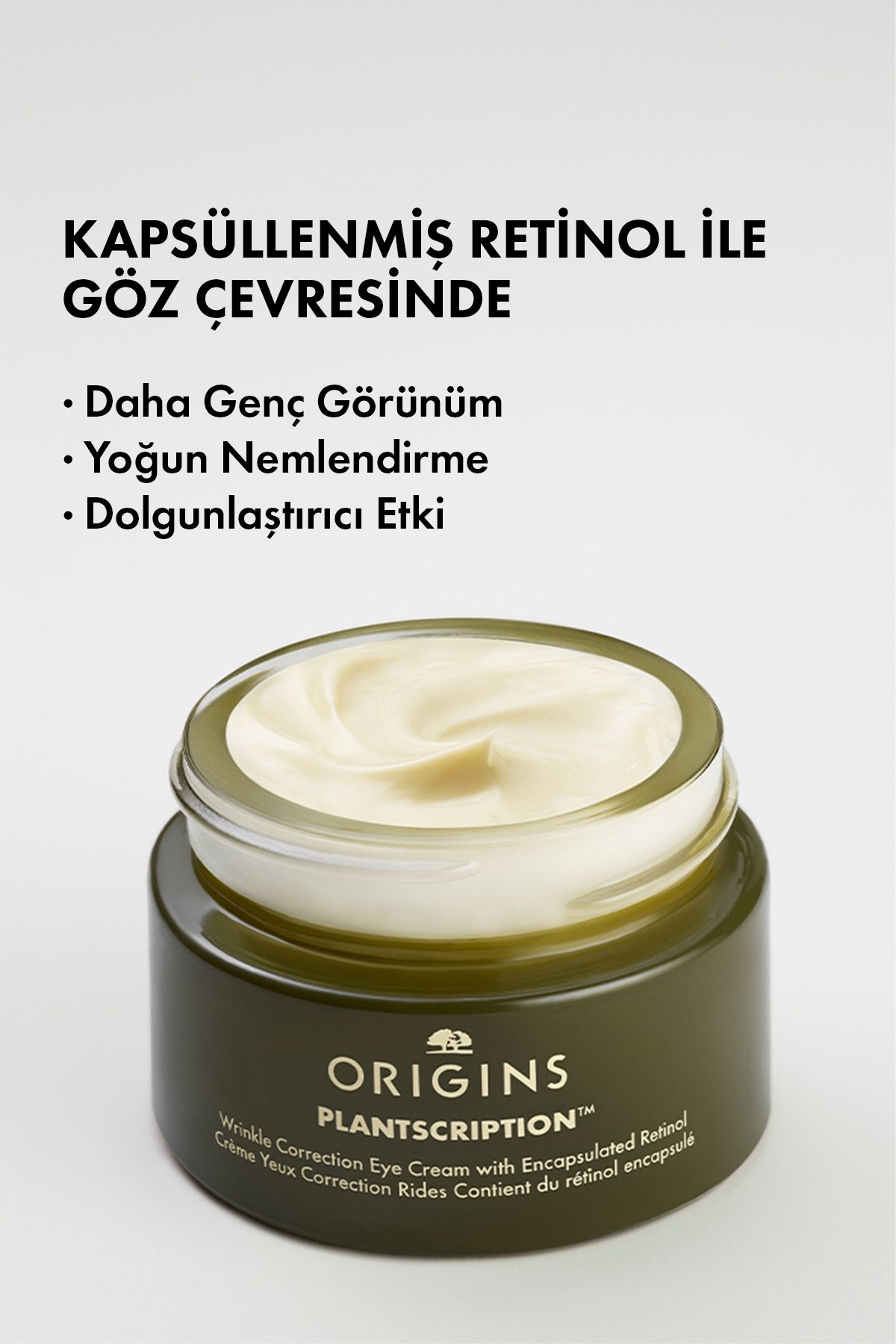 Plantscription™ Kapsüllenmiş Retinol Içeren Kırışıklık Görünümü Karşıtı Göz Kremi 15 ml