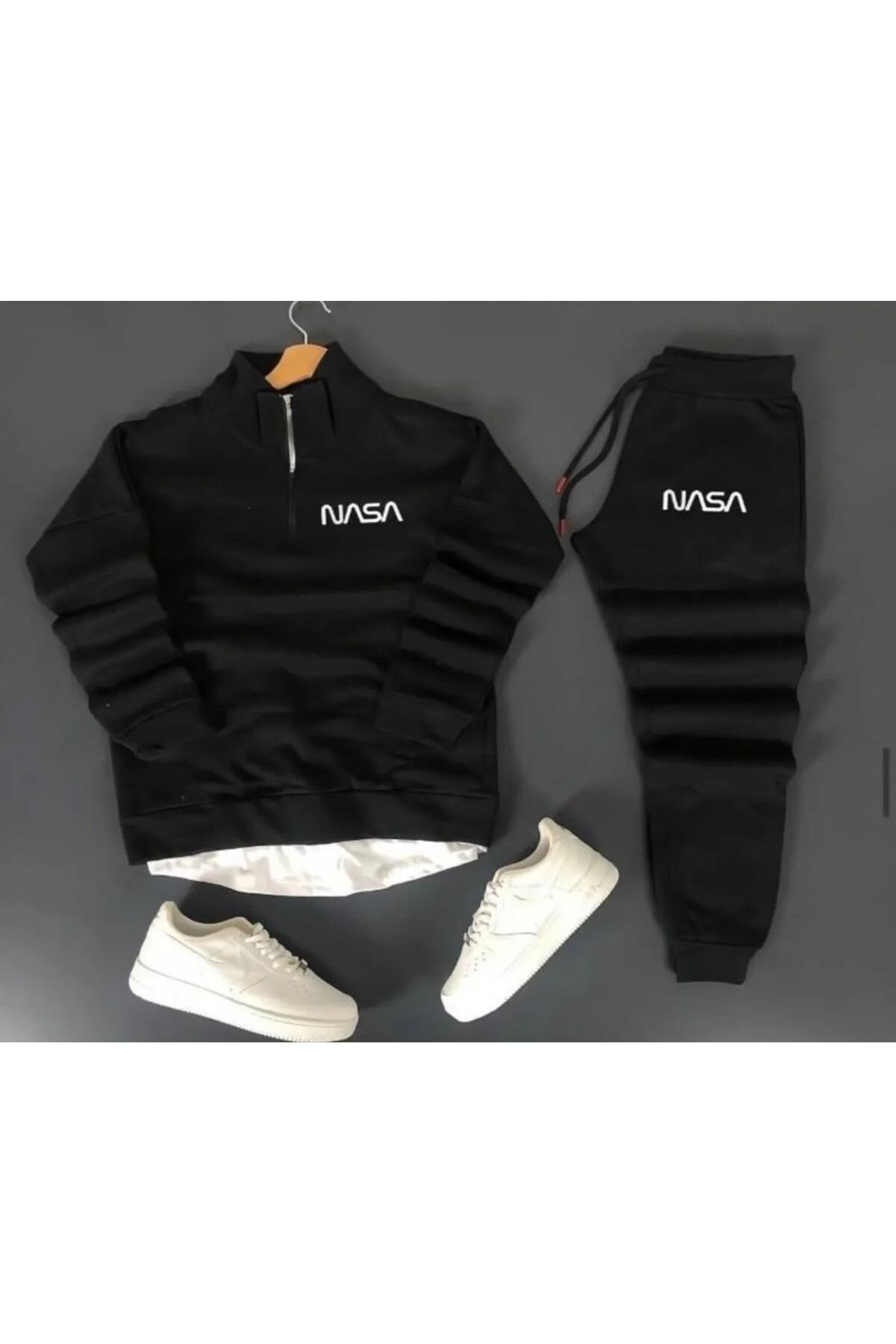 WEARTEX Unisex NASASportwear2 Baskılı Yarım F...