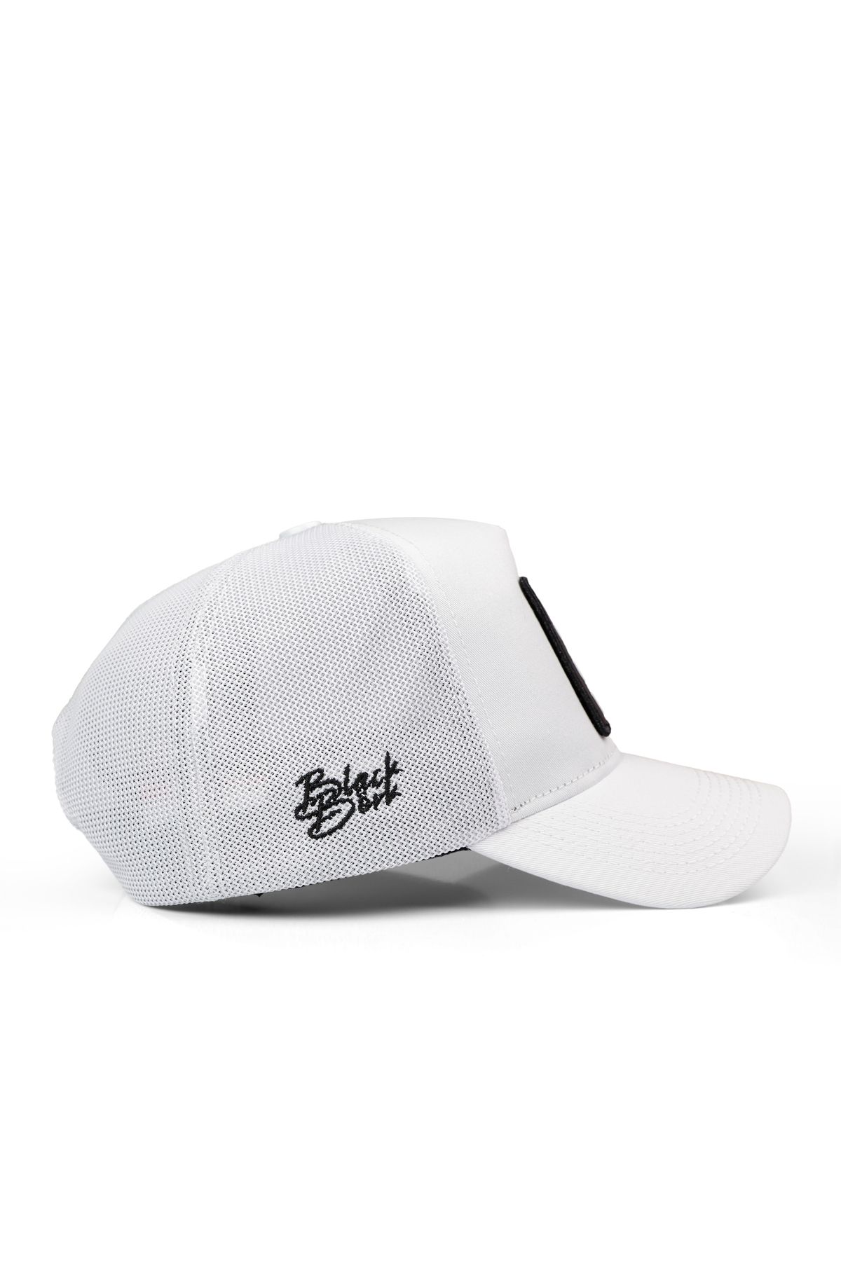 V1 Trucker Aslan - 7sb Kod Logolu Unisex Beyaz Şapka (CAP)