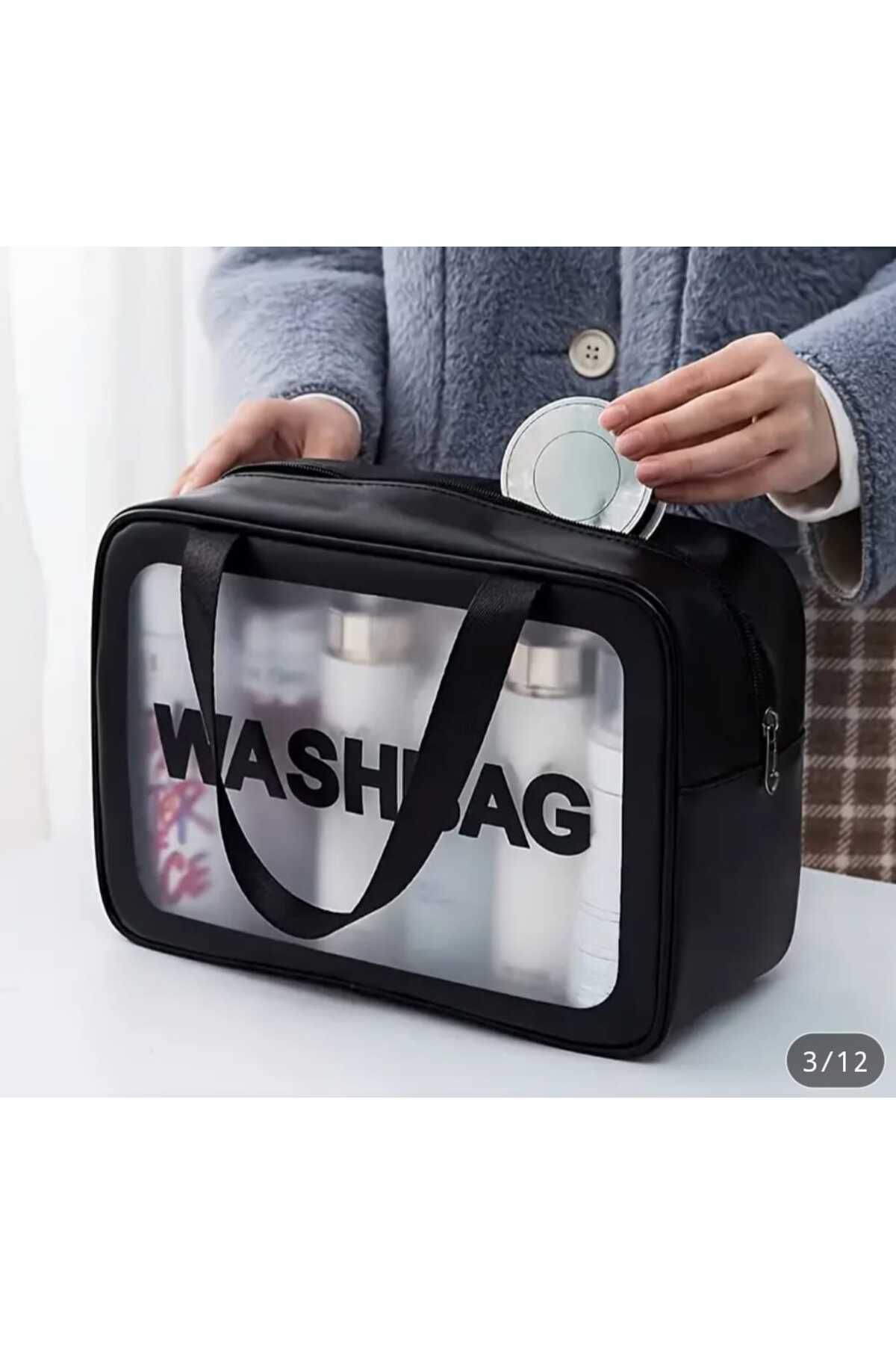 Seyahat Makyaj Çantası Washbag Taşınabilir Pvc Su Geçirmez Çantalar