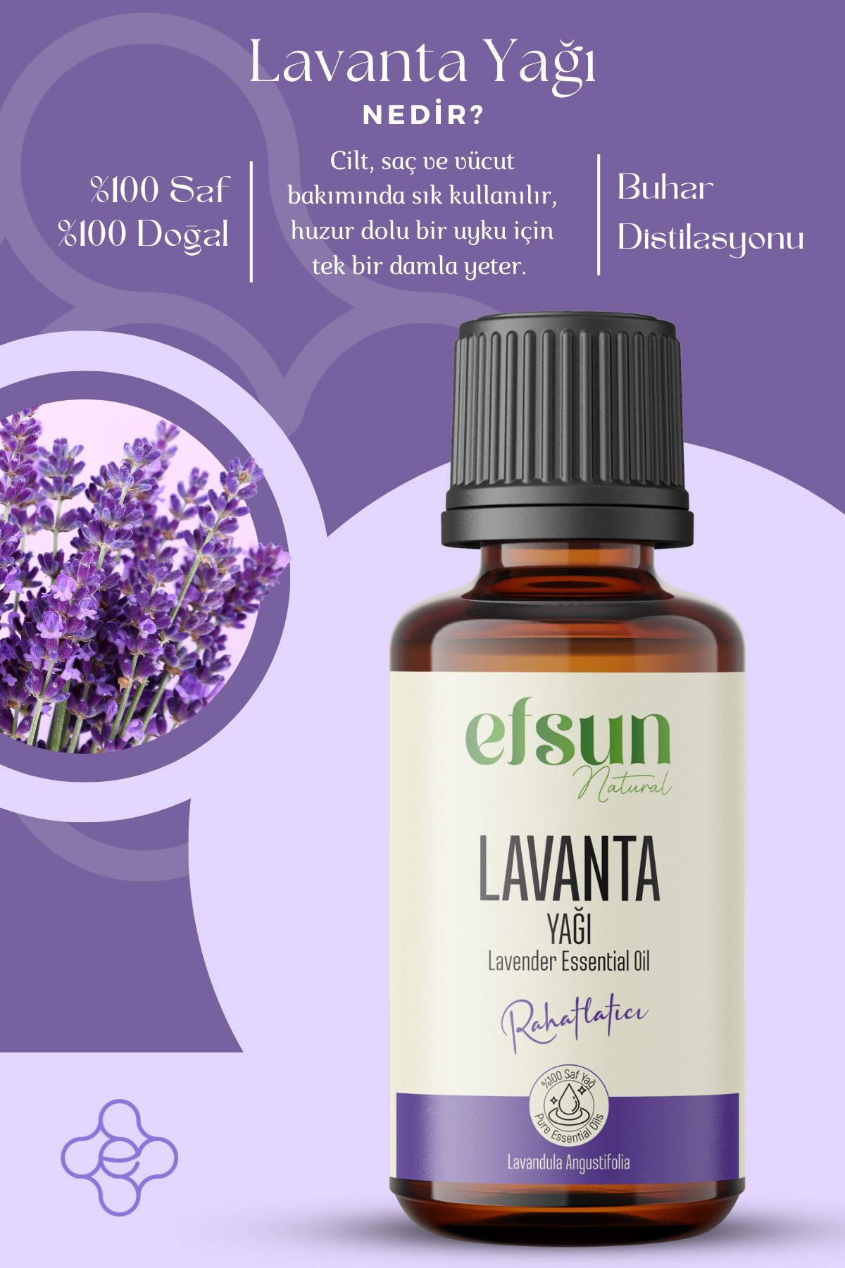 Lavanta Uçucu Yağı %100 Doğal Saf 10 ml