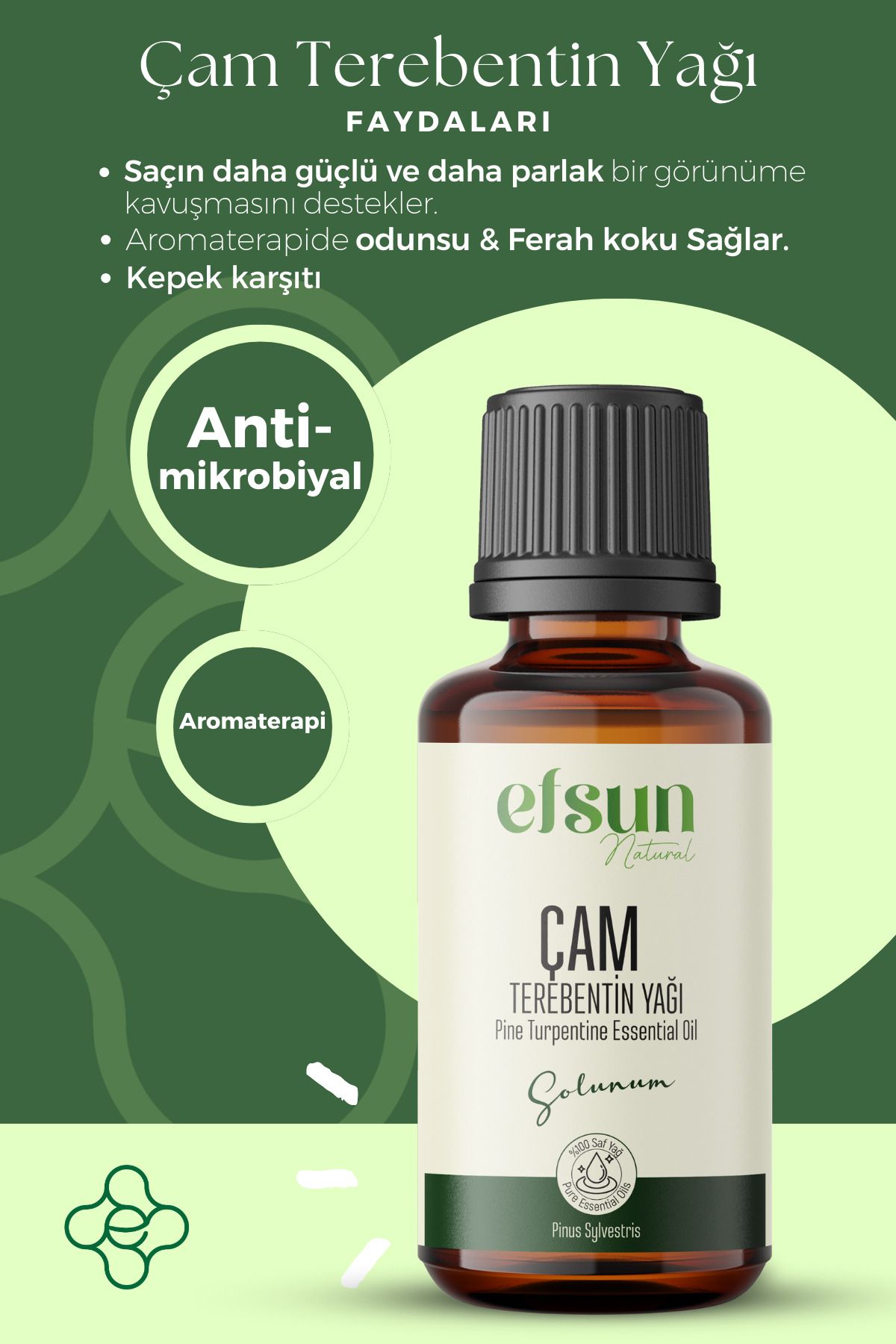 Çam Terebentin Uçucu Yağı %100 Doğal Saf 10 ml