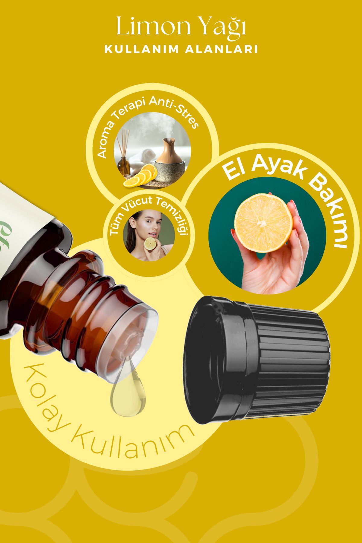 Limon Uçucu Yağı %100 Doğal Saf 10 ml